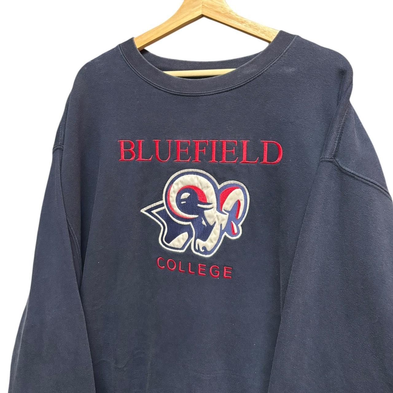 Vintage Vintage Bluefield college sweater size: XL Size US XL / EU 56 / 4 - 3 Thumbnail