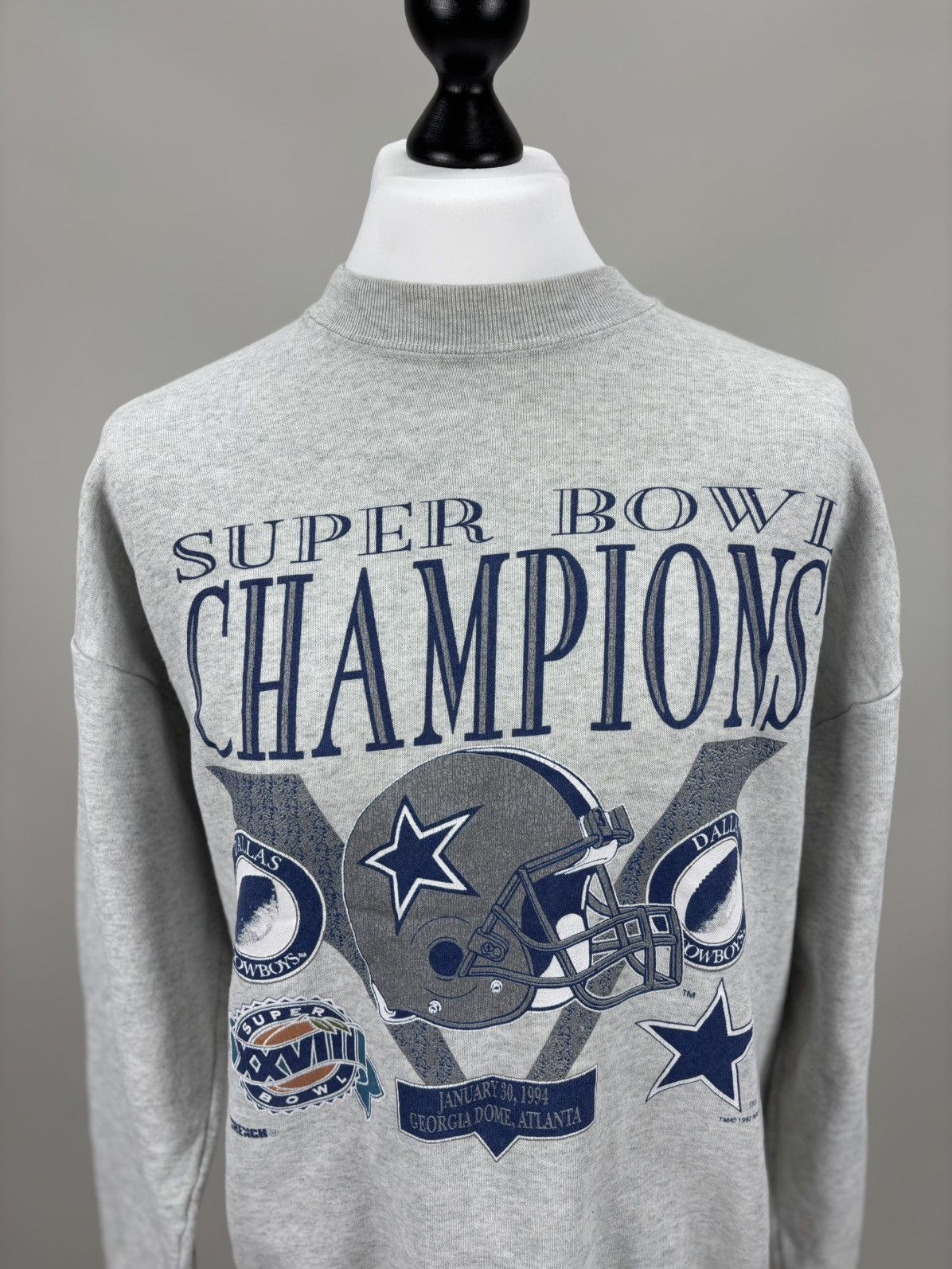 NFL × Vintage Mens vintage sweatshirt Super Bowl Champions Dallas Cowboys Size US XL / EU 56 / 4 - 3 Thumbnail