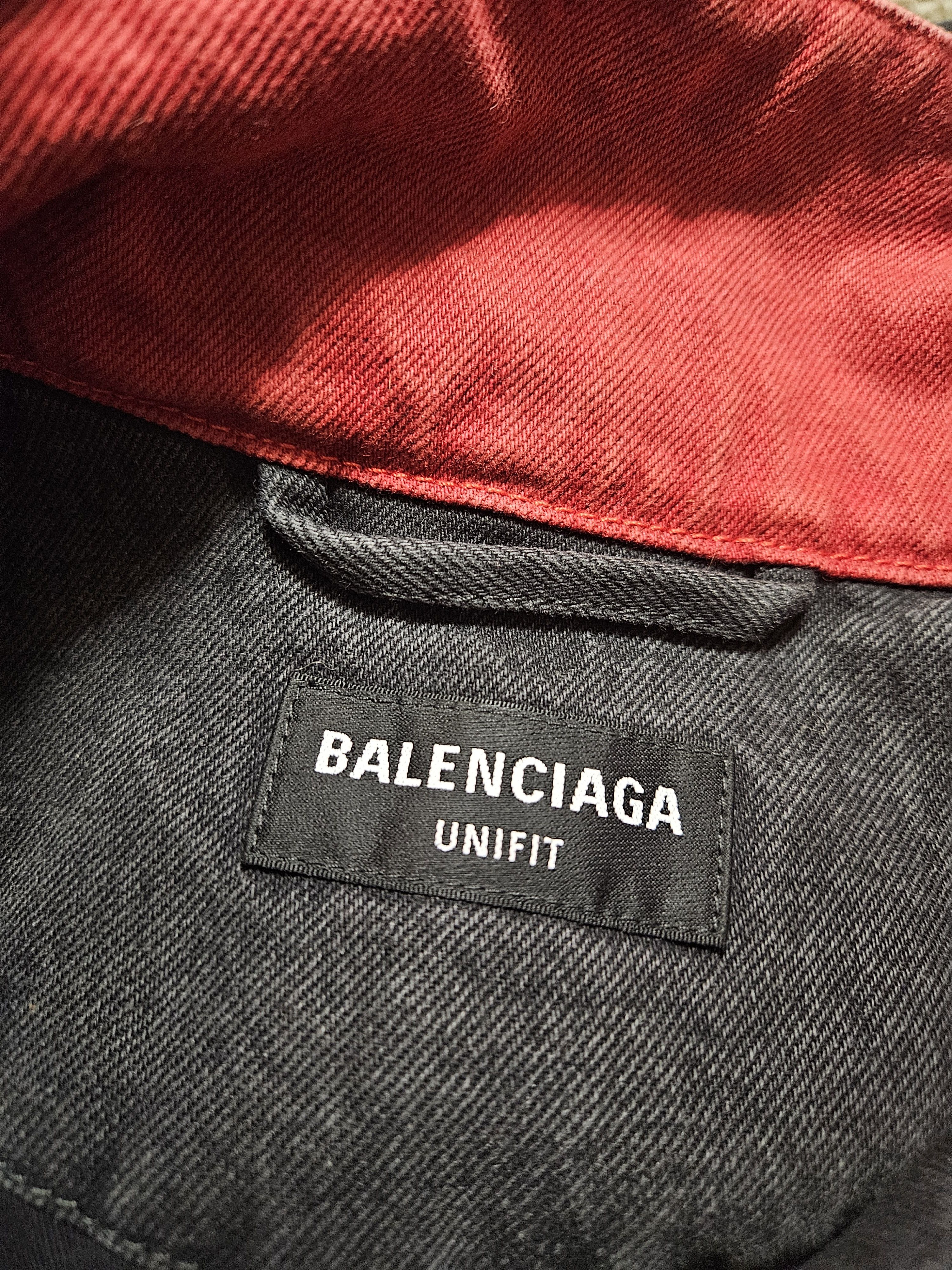 Balenciaga Sporty B Colorblock Japanese Denim Zip Up Track Jacket Size US L / EU 52-54 / 3 - 7 Thumbnail
