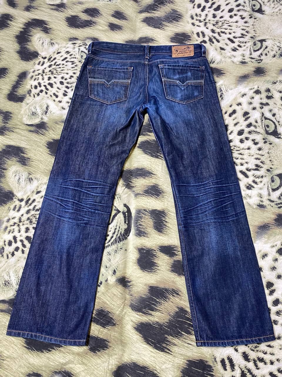 Diesel DIESEL🔥THRASHED DISTRESSED DENIM SWEATPANTS Size US 34 / EU 50 - 15 Thumbnail
