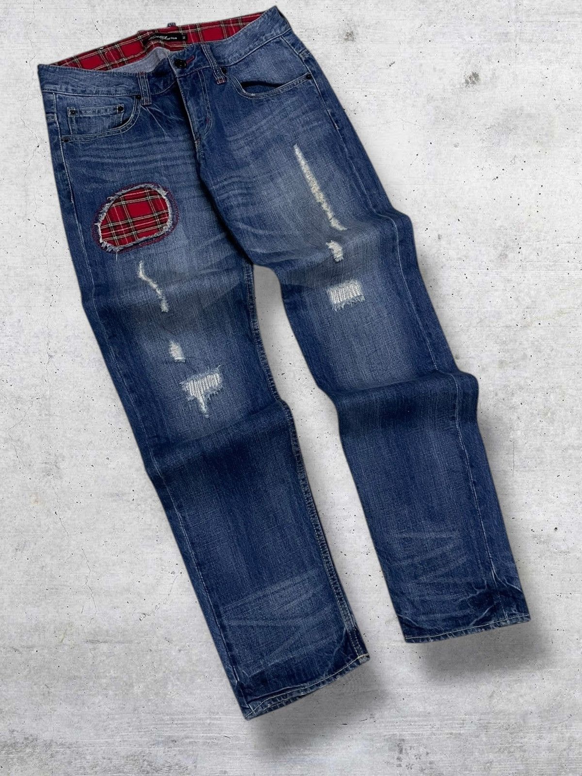Hysteric Glamour VINTAGE ROOT THREE JAPAN DESIGNER 90S OG GRUNGE KURT DENIM Size US 31 - 2 Thumbnail