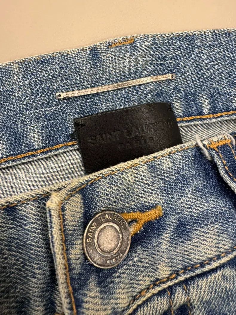 Saint Laurent Paris Saint Laurent Paris Cut Denim Pants Size US 34 / EU 50 - 3 Thumbnail
