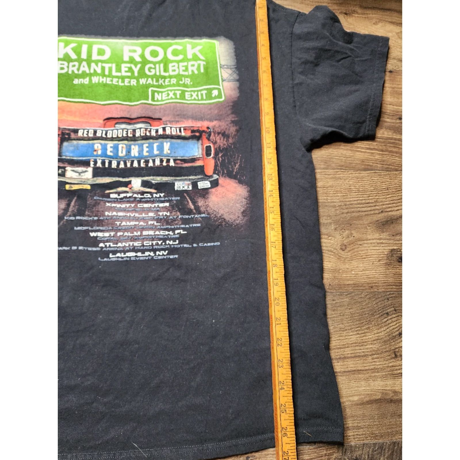 Gildan Mens XL Kid Rock Redneck Extravaganza Rebel Soul Double Sided T Shirt Size US XL / EU 56 / 4 - 3 Thumbnail