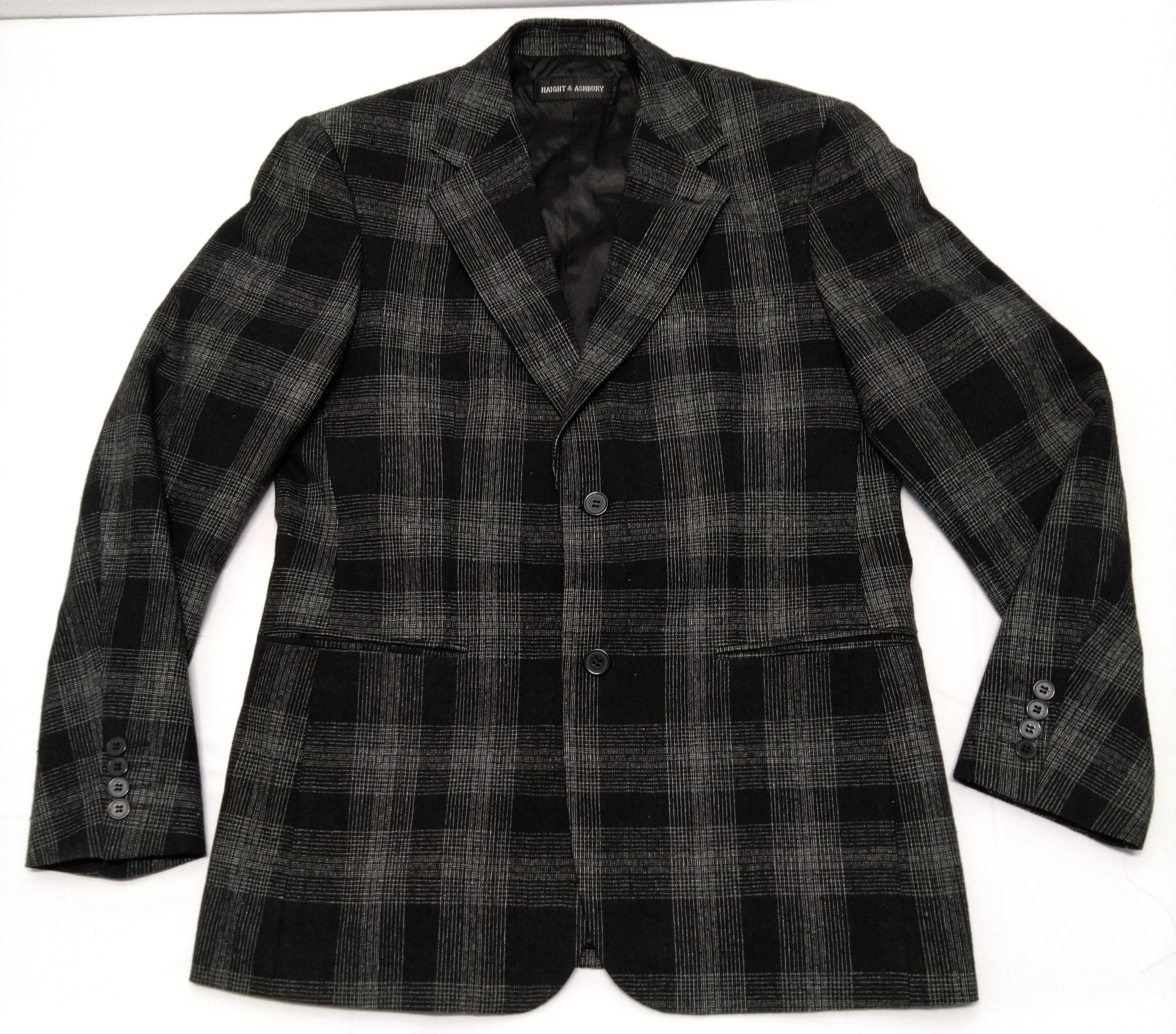 Vintage Vintage 90s Checkered Jacket Lined NO Size Label Chest 42 in Size XXL / US 16-18 / IT 52-54 - 1 Thumbnail