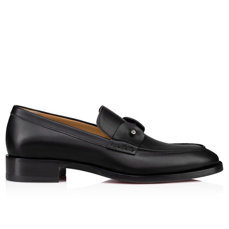 Christian Louboutin o1bcso1str1024 No Penny Flat in Black Size US 10 / EU 43 - 2 Thumbnail