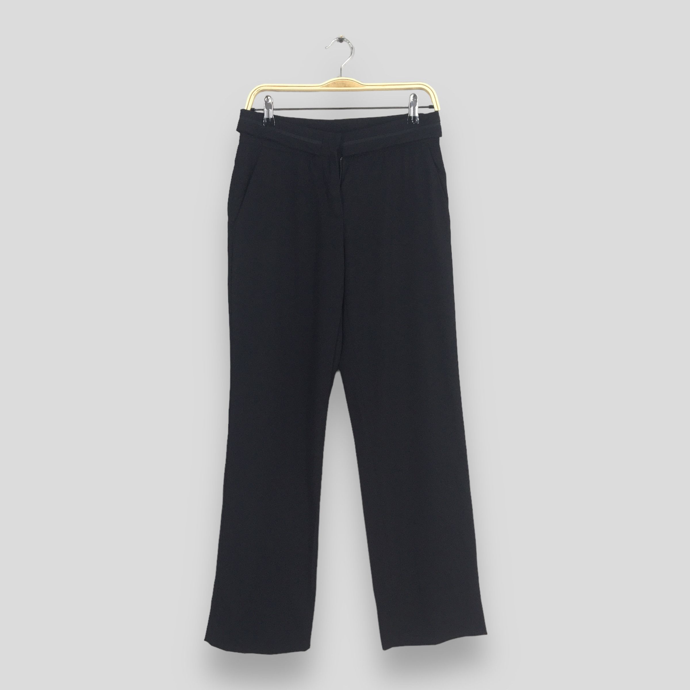 Size 28x29.5 Viktor & Rolf Casual Virgin Wool Black Pants