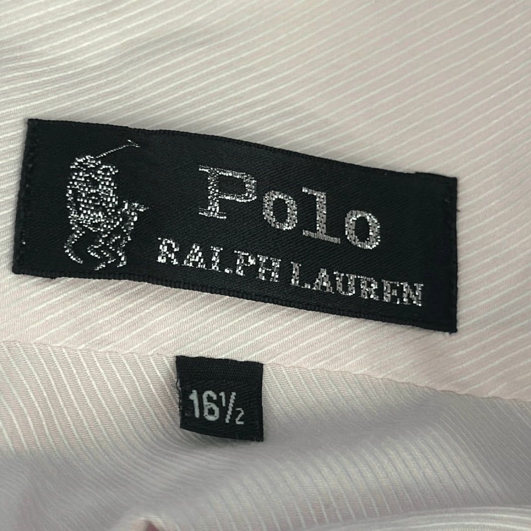 Polo Ralph Lauren Polo Ralph Lauren Dress Shirt Long Sleeve 16.5 Men Blue Black Label Polo Ralph Lauren 16.5 Mens Shirt Size 46R - 7 Thumbnail