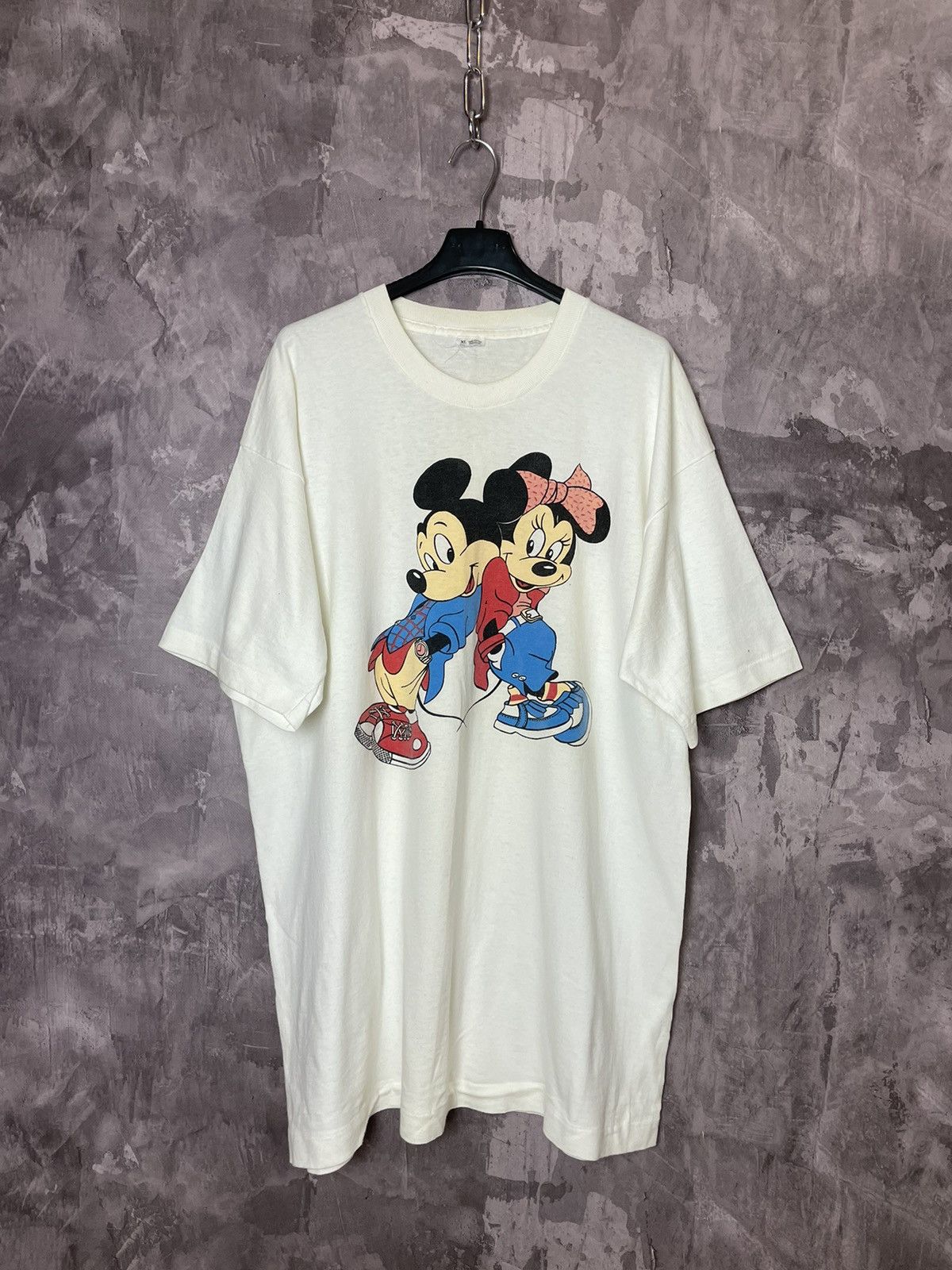Mickey Mouse × Vintage Mickey Mouse vintage t-shirt single stitched printed Size US XL / EU 56 / 4 - 1 Thumbnail