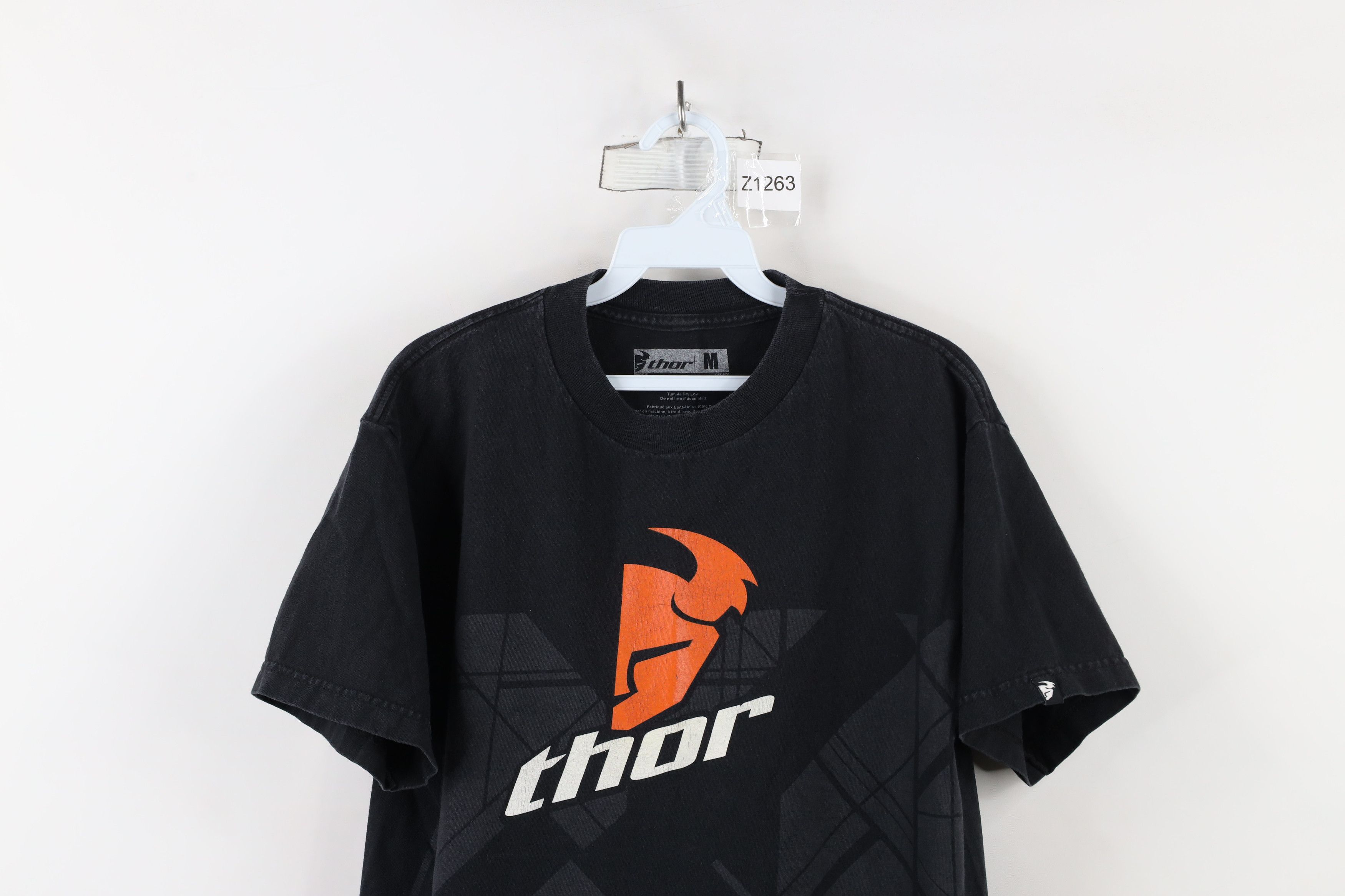 Vintage Vintage Thor Racing Spell Out Motocross Short Sleeve T-Shirt Size US M / EU 48-50 / 2 - 2 Thumbnail