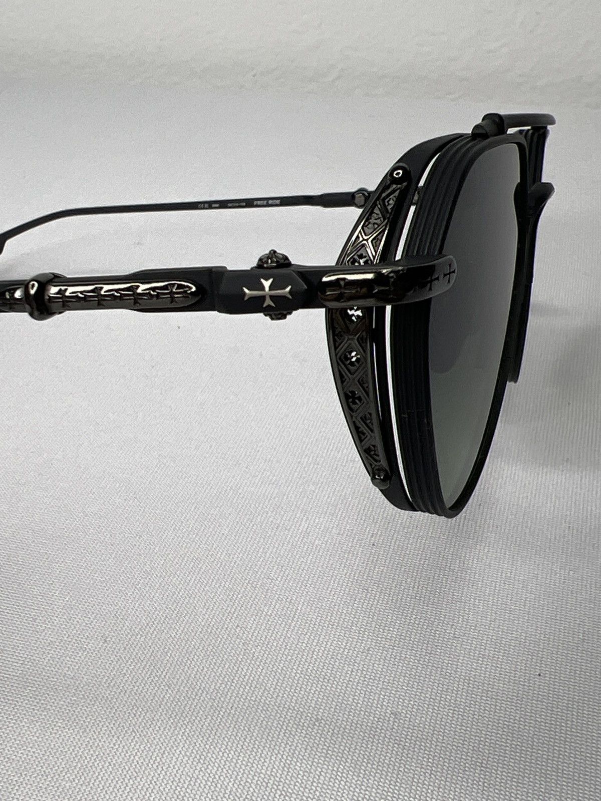 Chrome Hearts Chrome Hearts Free Ride MBK Matte Black 54-19-149 Sunglasses Size ONE SIZE - 6 Thumbnail