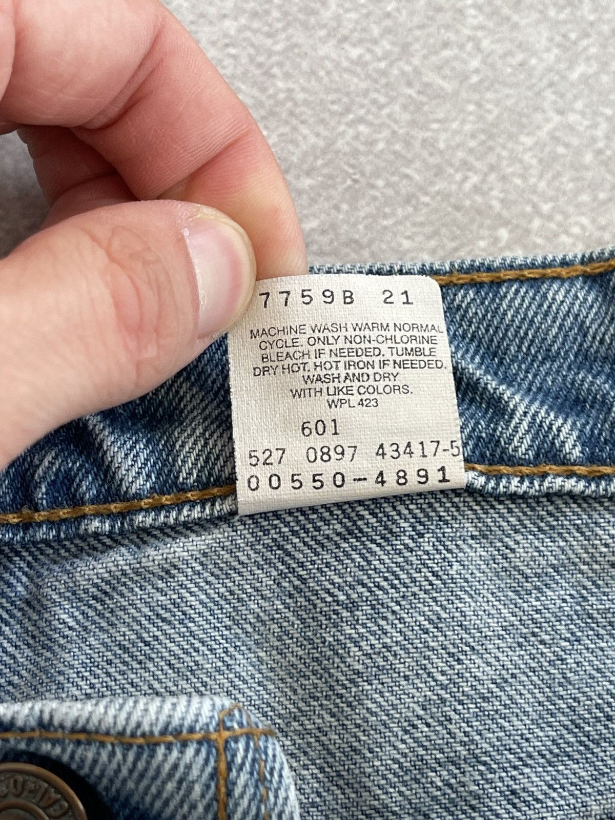 Levi's Vintage '97 Levi's 550 Made In USA Relaxed Loose Jeans Size US 32 / EU 48 - 9 Thumbnail