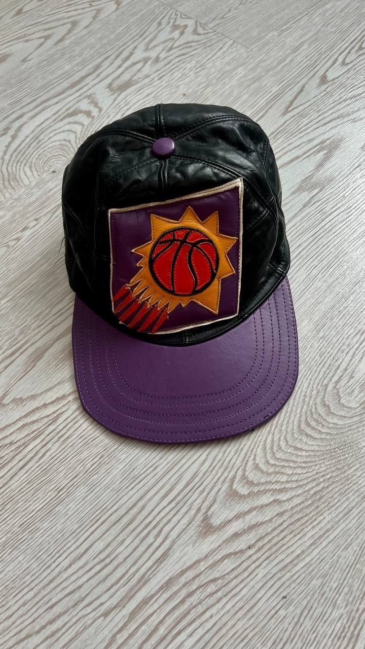 NBA × Vintage 90s VINTAGE PHOENIX SUNS LEATHER LOGO CAP Size ONE SIZE - 5 Thumbnail