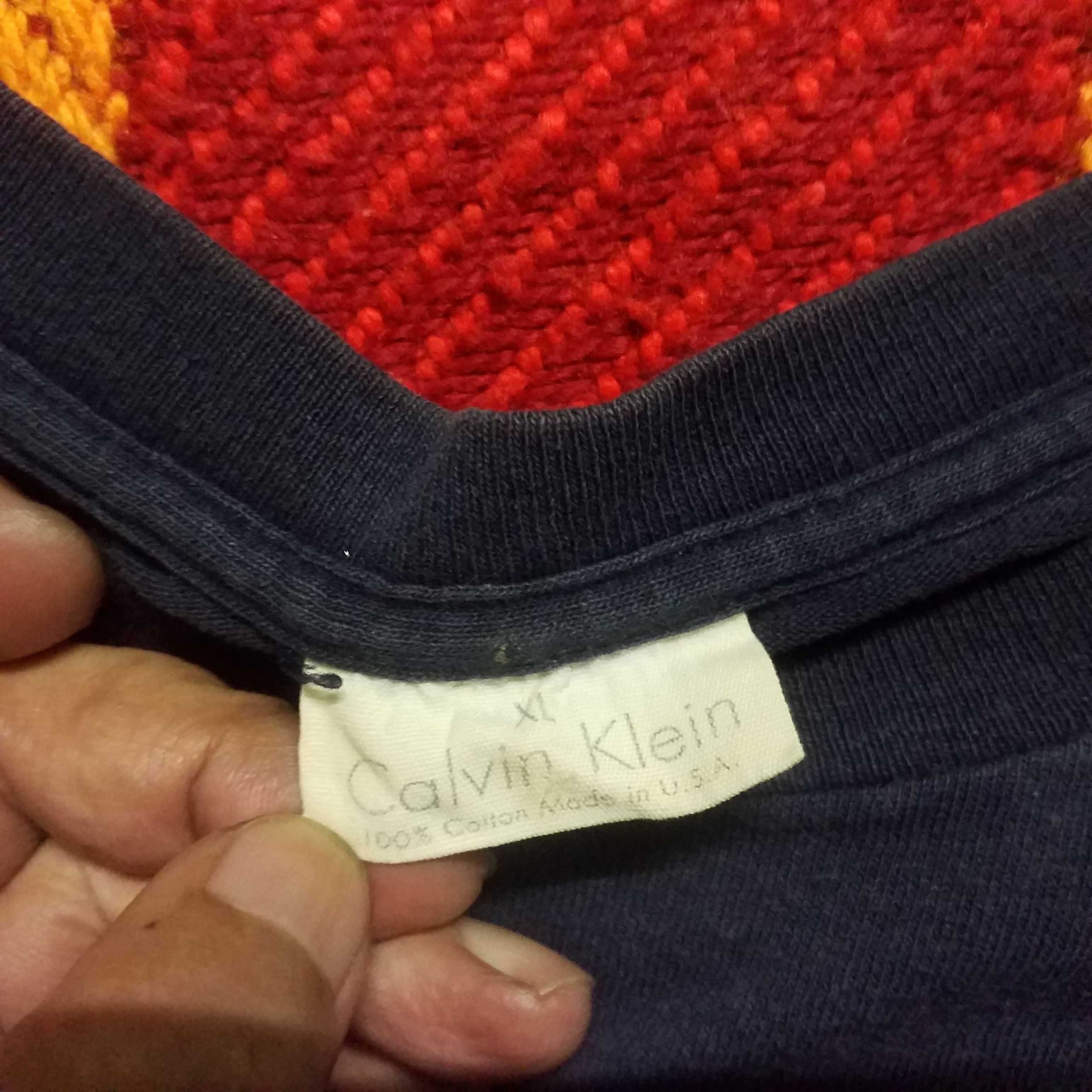 Calvin Klein × Vintage VINTAGE CALVIN KLEIN SINGLE STITCH Size US XXL / EU 58 / 5 - 3 Thumbnail