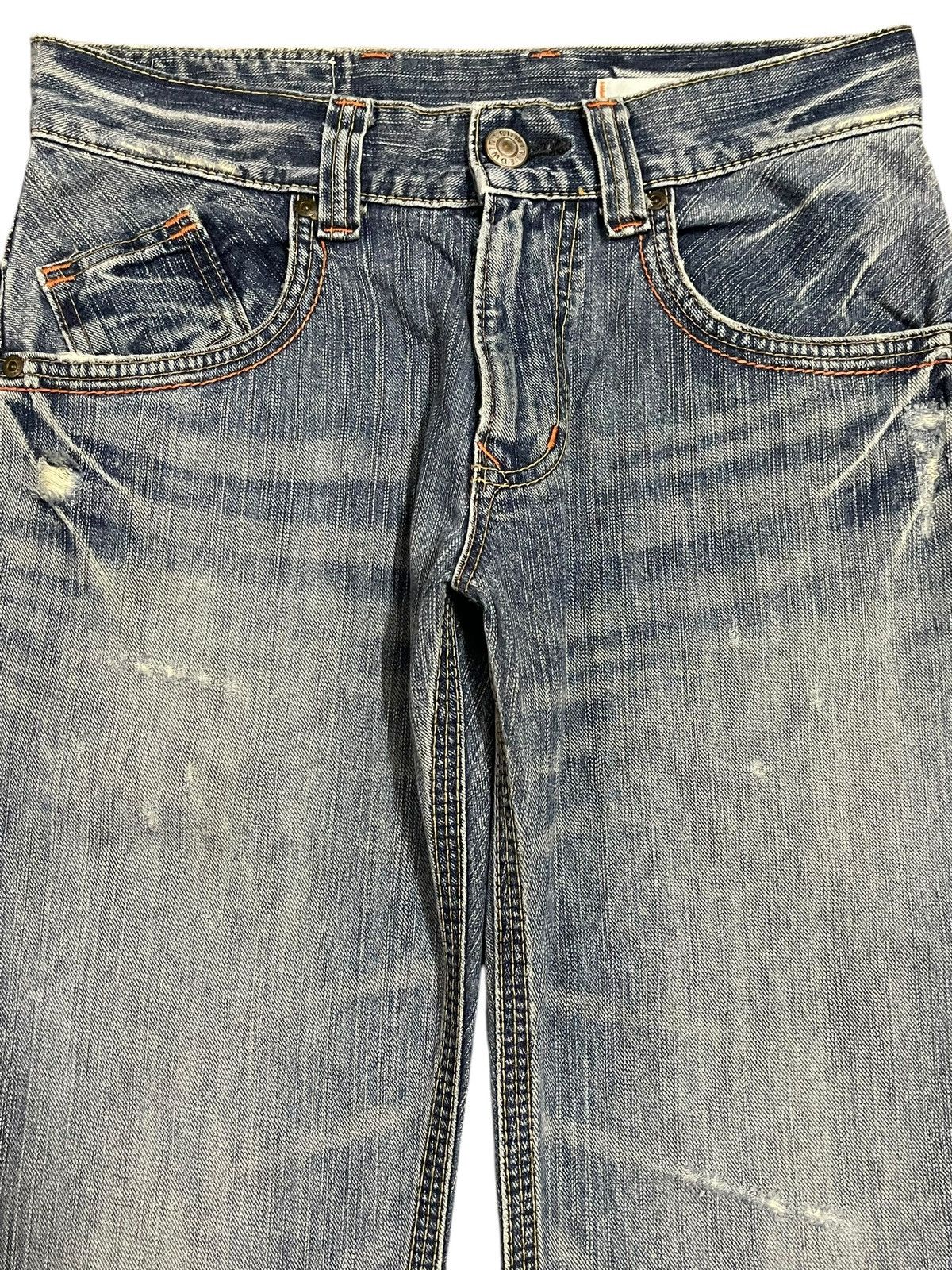 Edwin Edwin Exclusive Vintage XV Blue Faded Wash Style Loose Jeans Size US 30 / EU 46 - 3 Thumbnail