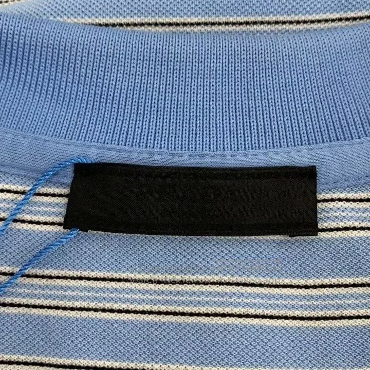 Prada Prada 25th Blue Logo Stripe Polo Shirt. Size US S / EU 44-46 / 1 - 6 Thumbnail