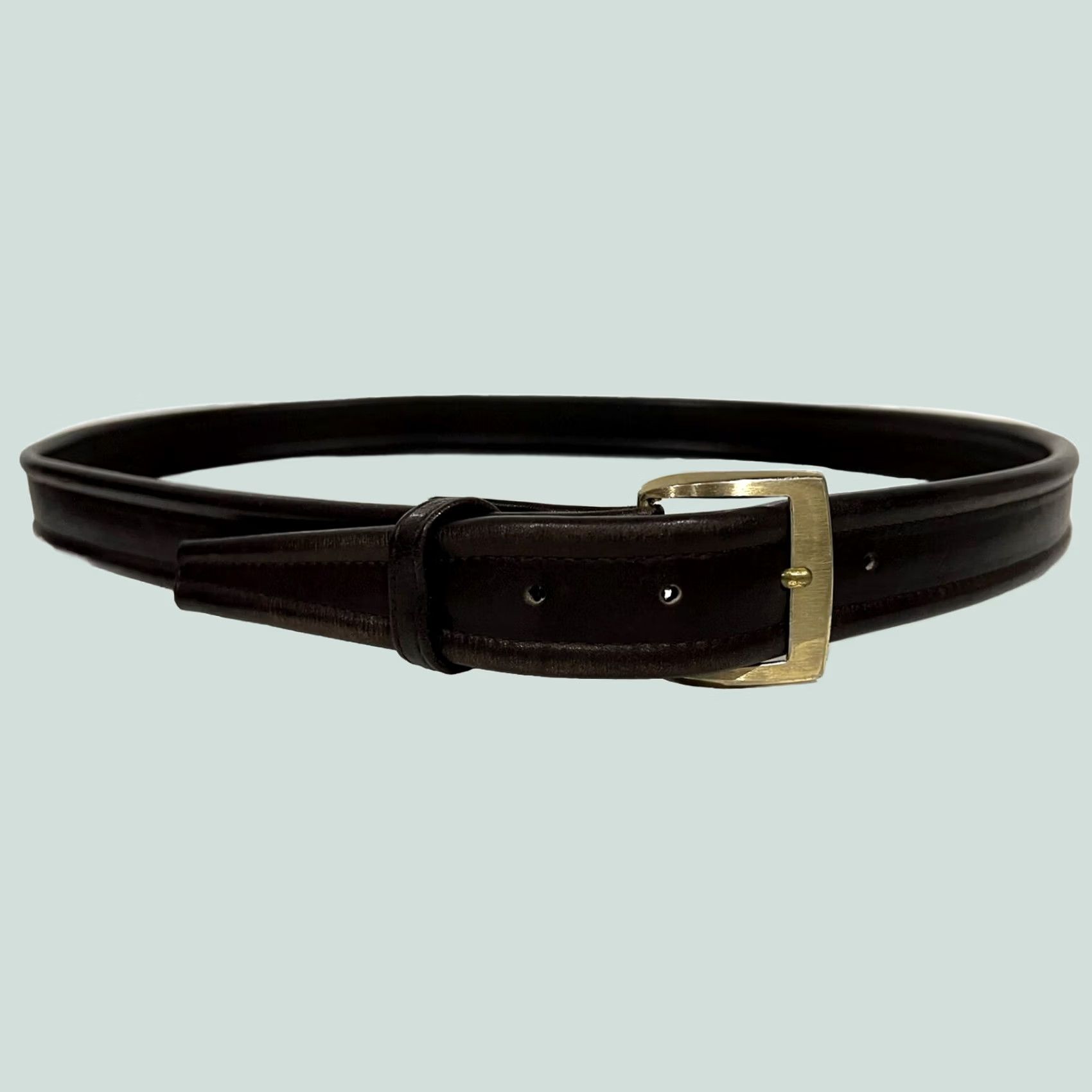 Vintage Harness House Belt Men Leather Hand Waxed Steerhide Dark Brown Sz 42 Belt Mens Size 42 Brown Leather Hinges? Size 42 - 1 Thumbnail