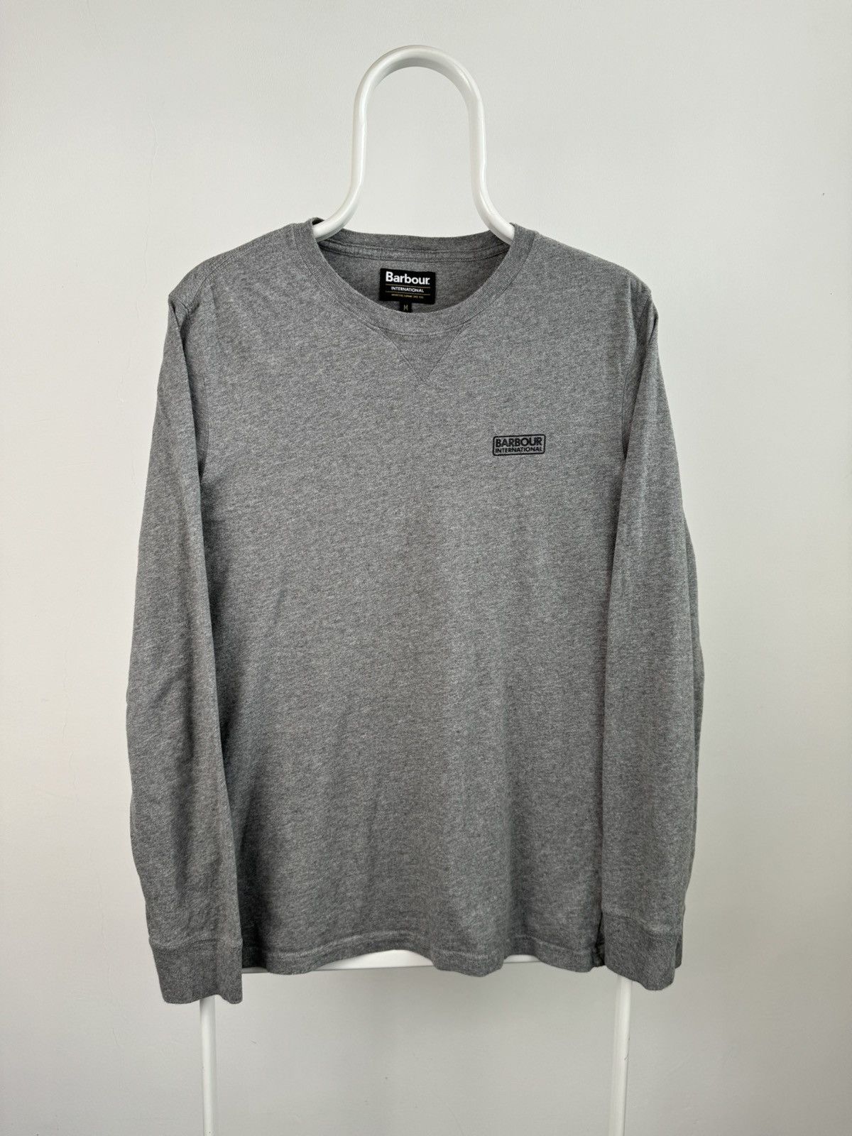 Barbour t shirt mens Silver sales
