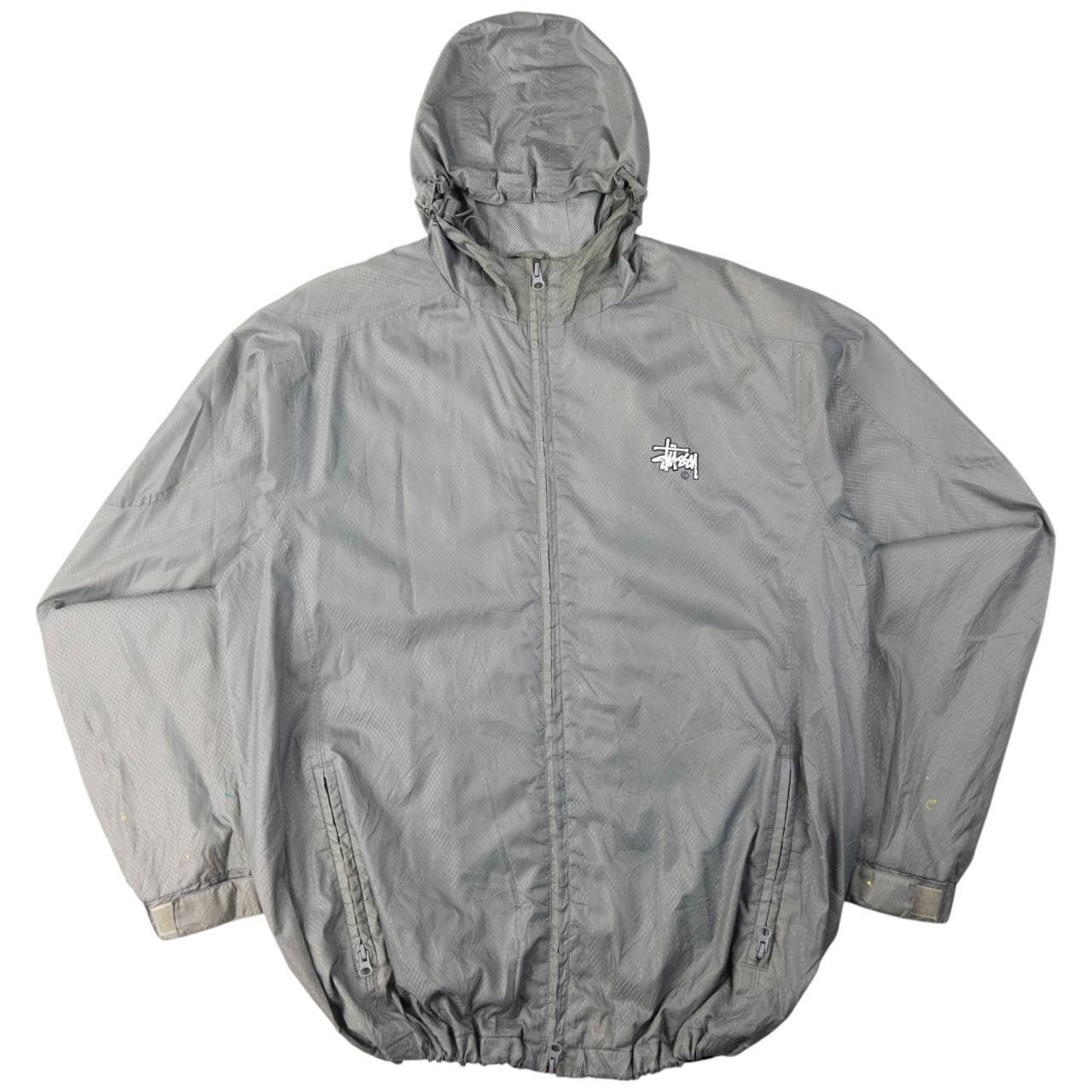 Stussy stussy plaid hooded zip up work jacket | Grailed