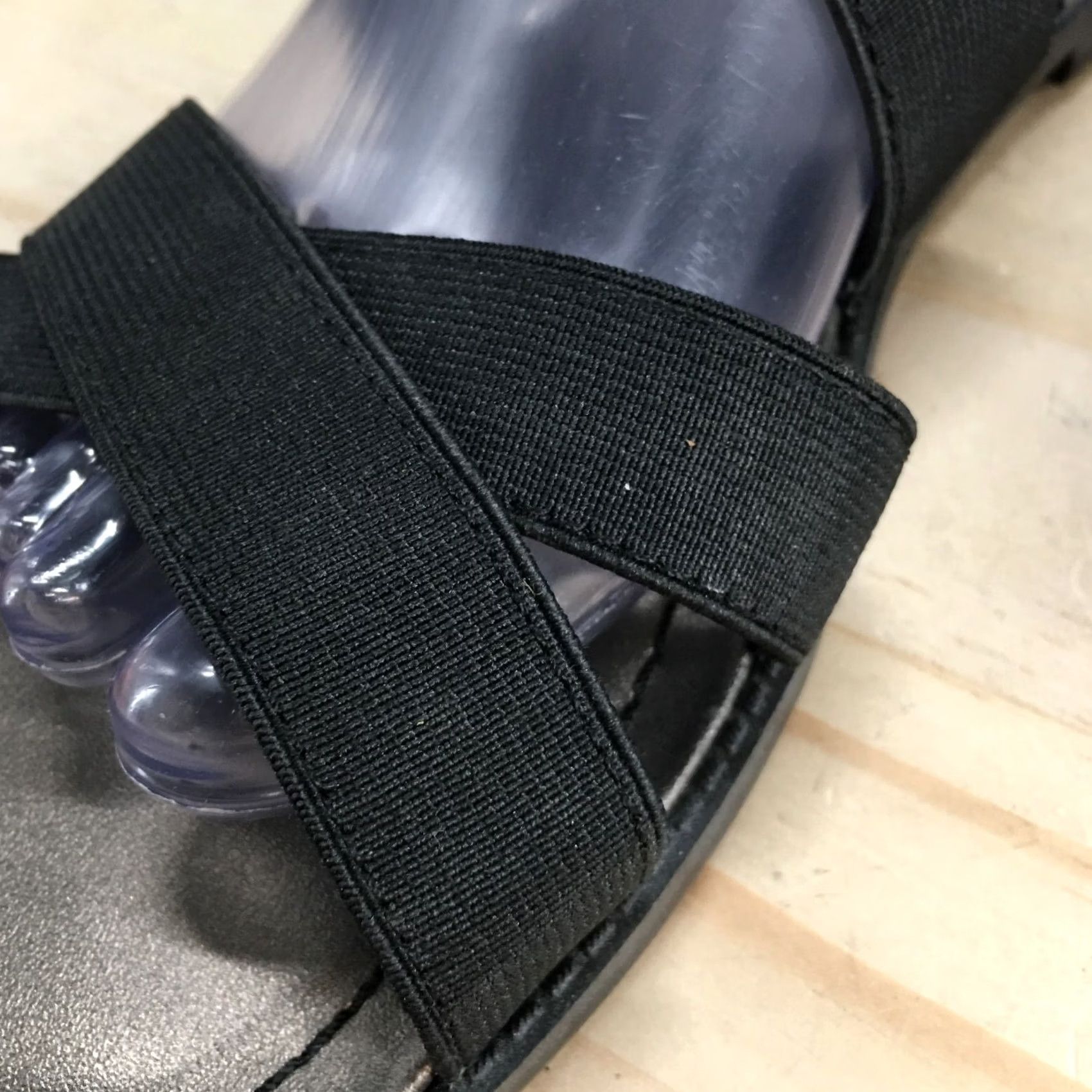 Kenneth Cole Reaction by Kenneth Cole Gladiator Sandal Womens 9.5M Black Mate Dave Casual Size US 10 / IT 40 - 4 Thumbnail
