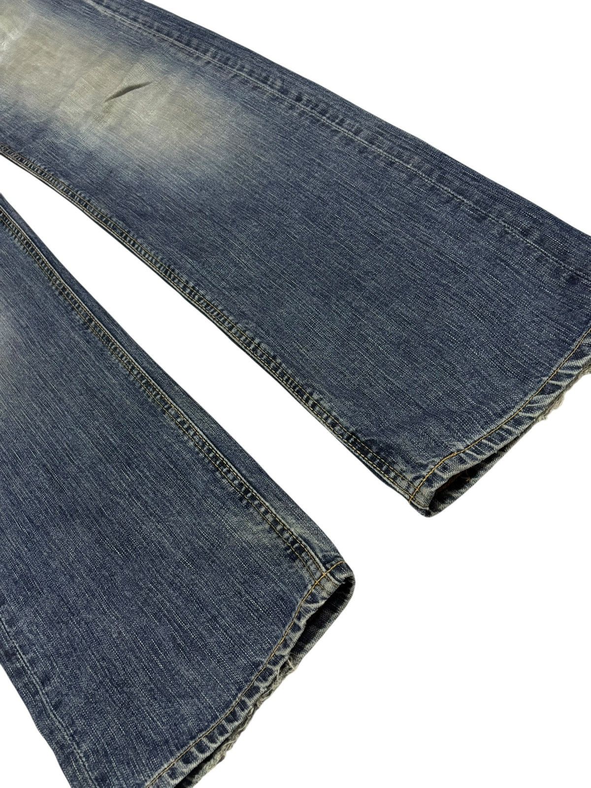 Edwin Vtg Edwin Japan 504 Distressed Jeans Size US 32 / EU 48 - 6 Thumbnail