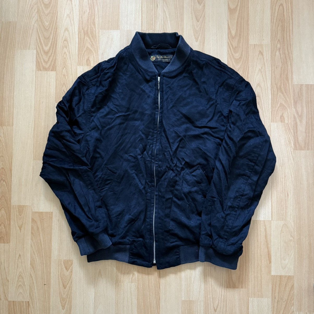 Loro Piana × Vintage Loro Piana Cashmere Vintage Bomber Zip Jacket 80s Rare Size US M / EU 48-50 / 2 - 1 Thumbnail