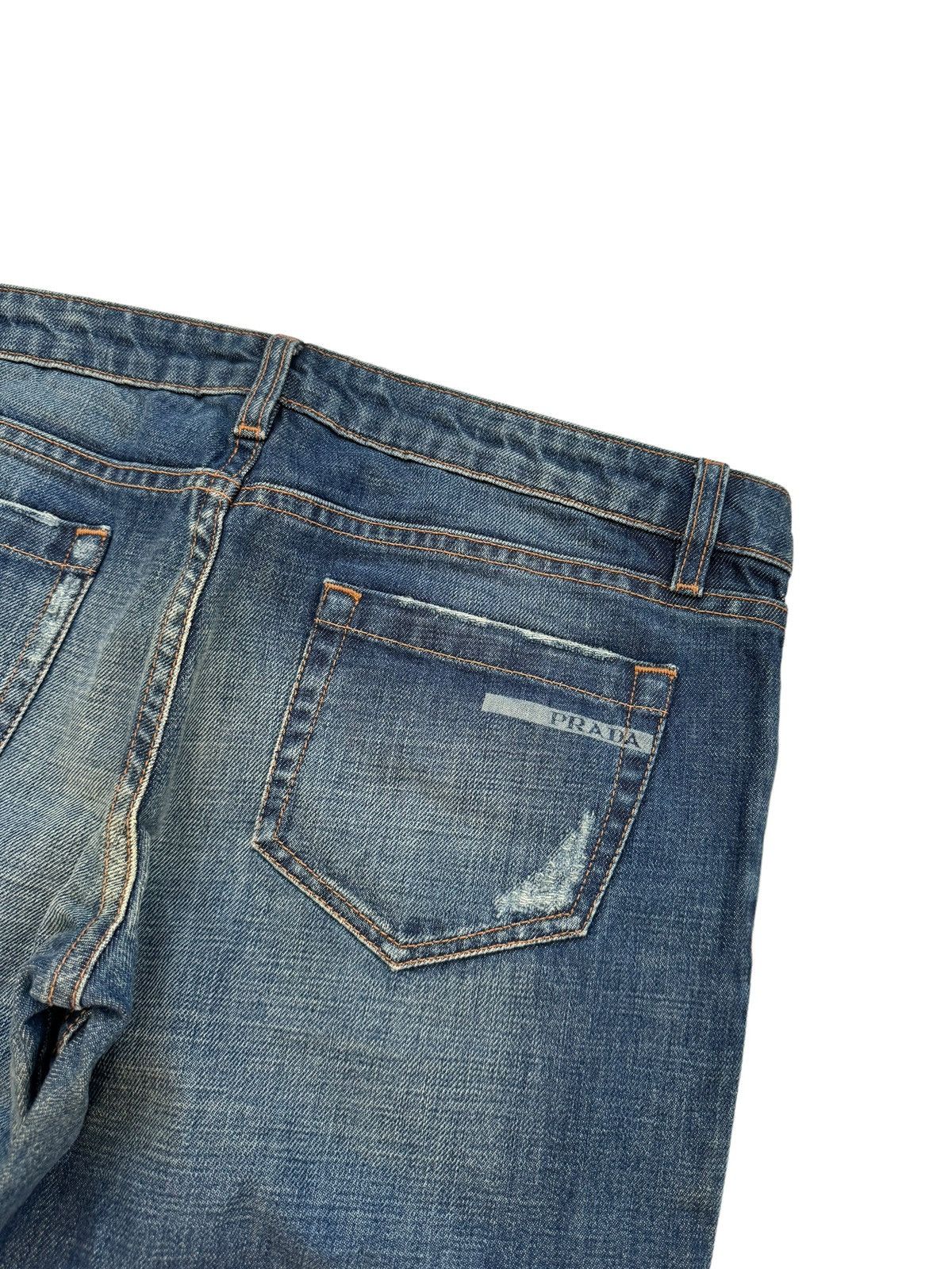 Prada Straight Fit Denim Blue Jean Size US 30 / EU 46 - 5 Thumbnail