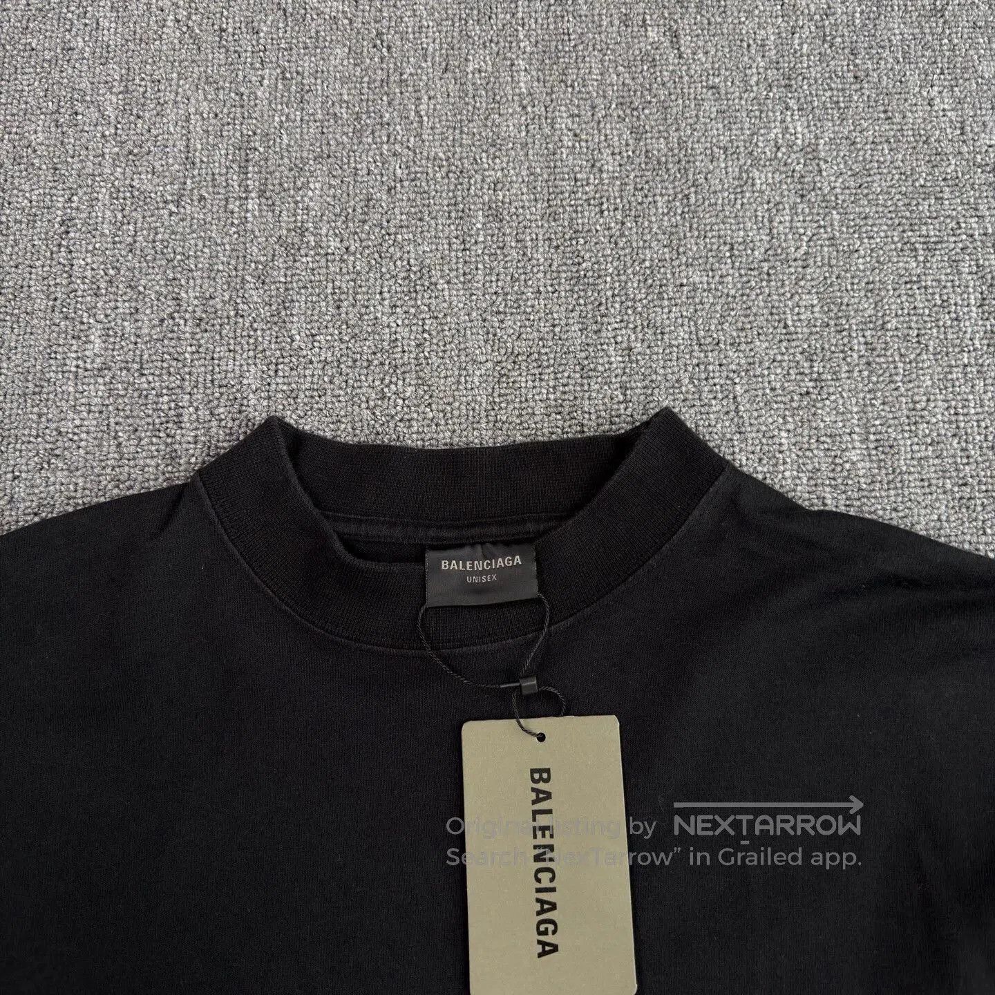 Balenciaga Black Short Sleeve Graphic T-Shirt. Size US S / EU 44-46 / 1 - 3 Thumbnail