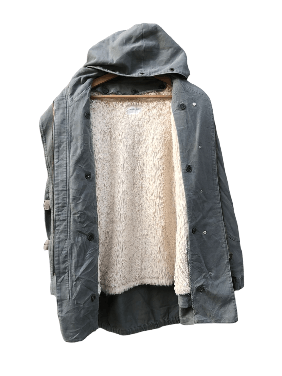 Tsumori Chisato Issey Miyake Tsumori Chisato Fur Lining Jacket Hoodie Size US M / EU 48-50 / 2 - 3 Thumbnail
