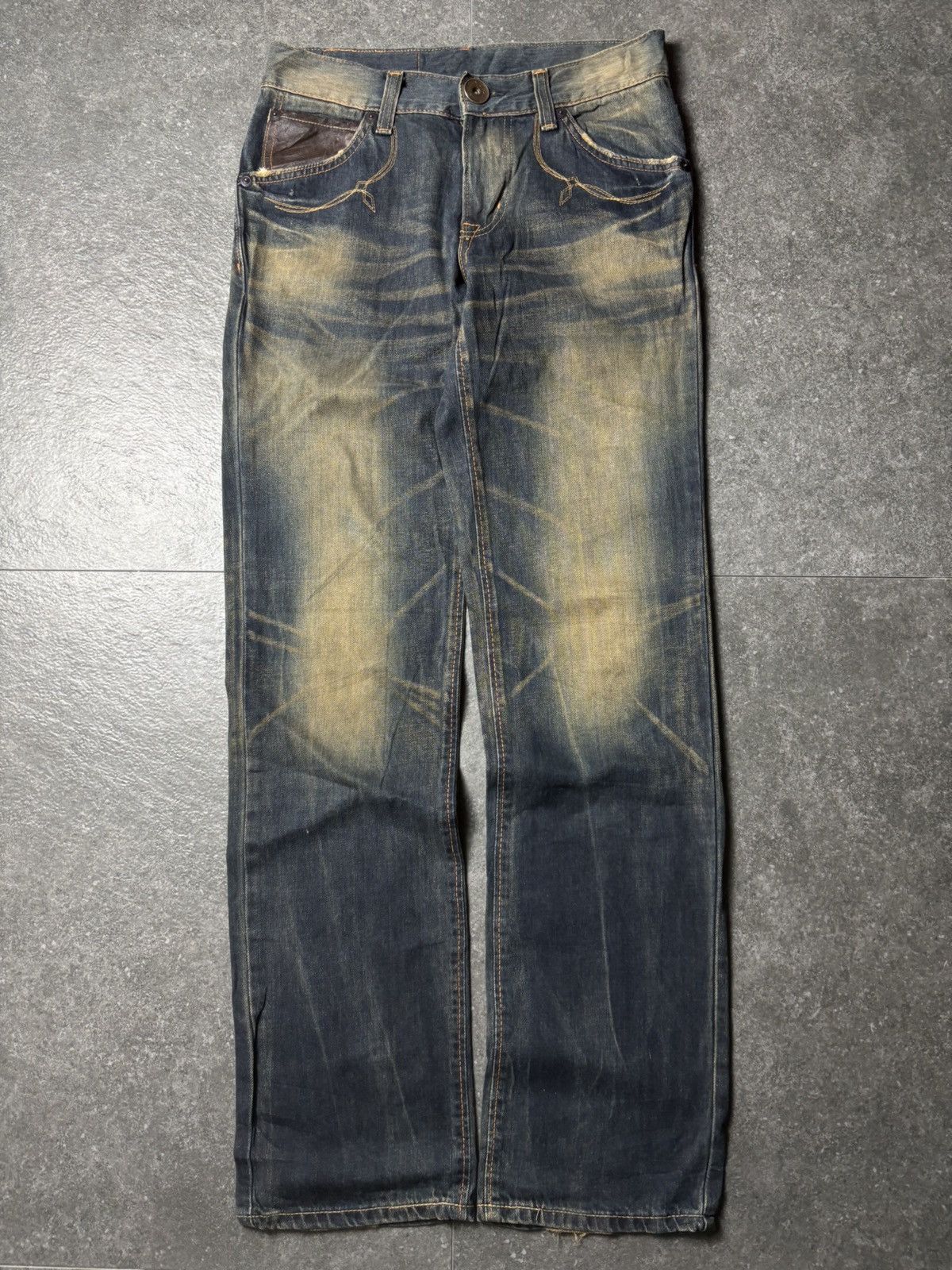 Edwin 2000s Edwin Japan Western Mud Wash Jeans Size US 29 - 2 Thumbnail