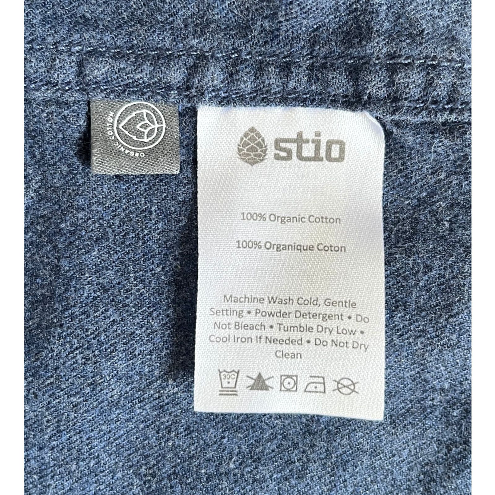 Vintage Stio Men’s Miter Lightweight Flannel Shirt XL Blue Cotton Organic Size US XL / EU 56 / 4 - 7 Thumbnail