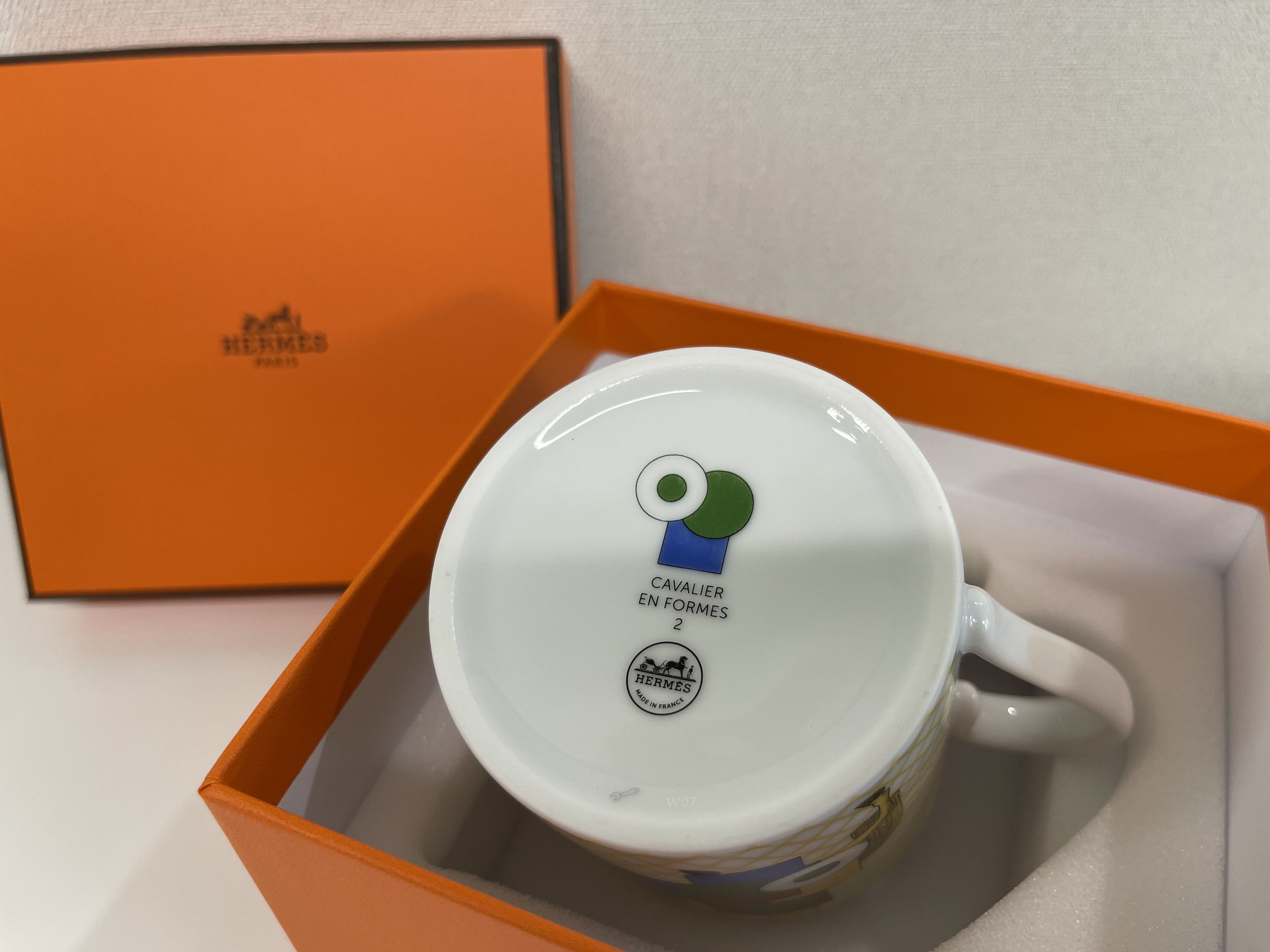 Hermes Hermes Cavalier en Formes Mug Cup 1P Set Size ONE SIZE - 5 Thumbnail