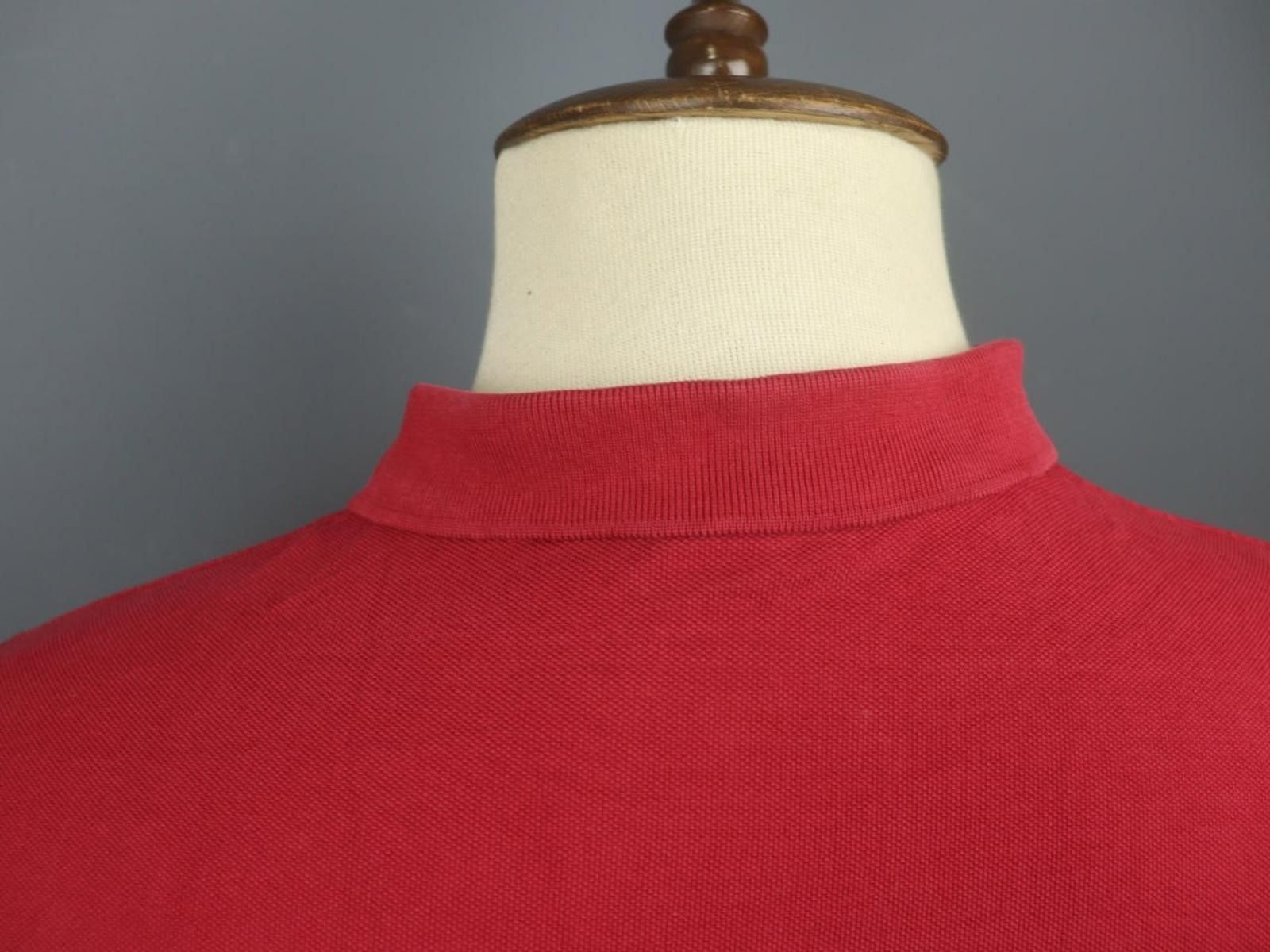 J.Lindeberg J.Lindeberg Red 100% Cotton Popover Polo Shirt Size M Size US M / EU 48-50 / 2 - 7 Thumbnail