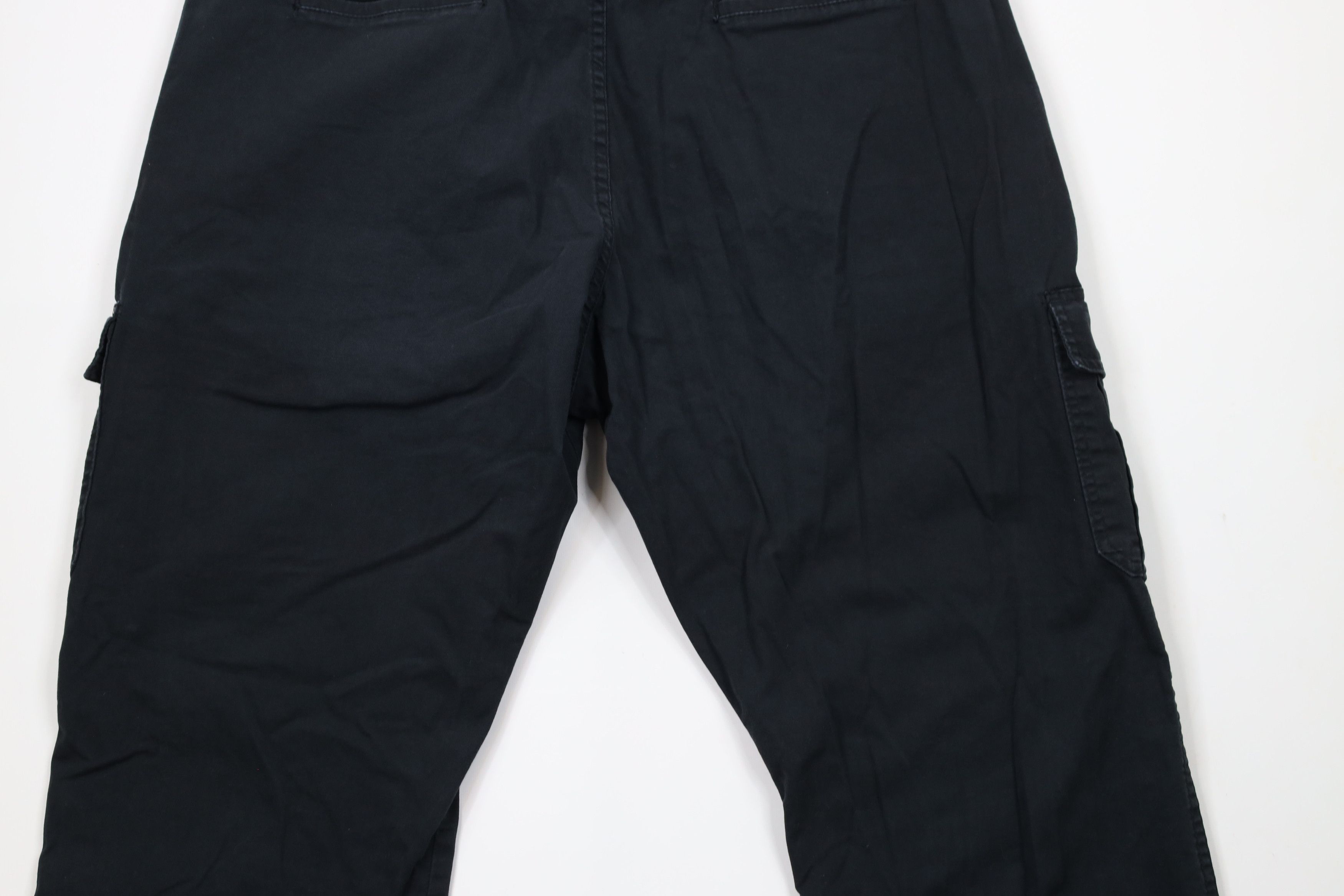 Vintage × Wrangler Vintage Y2K Wrangler Relaxed Fit Wide Leg Cargo Pants Black Size US 40 / EU 56 - 10 Thumbnail