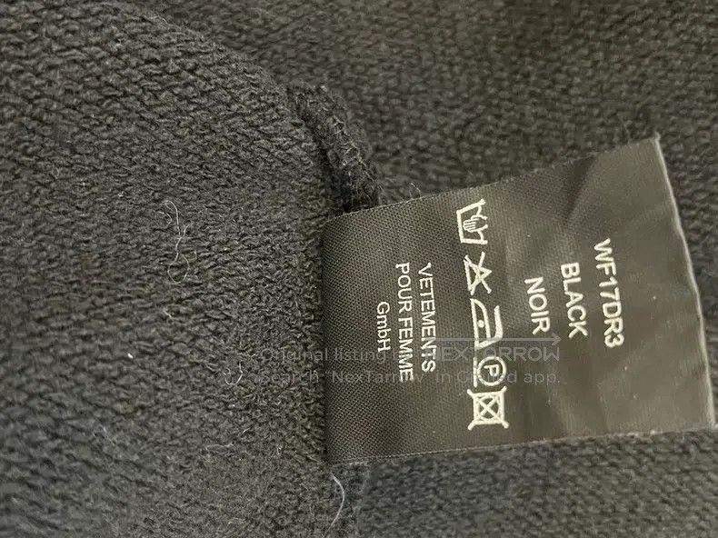 Vetements VETEMENTS Hooded Sweatshirt Dress Size M / US 6-8 / IT 42-44 - 6 Thumbnail