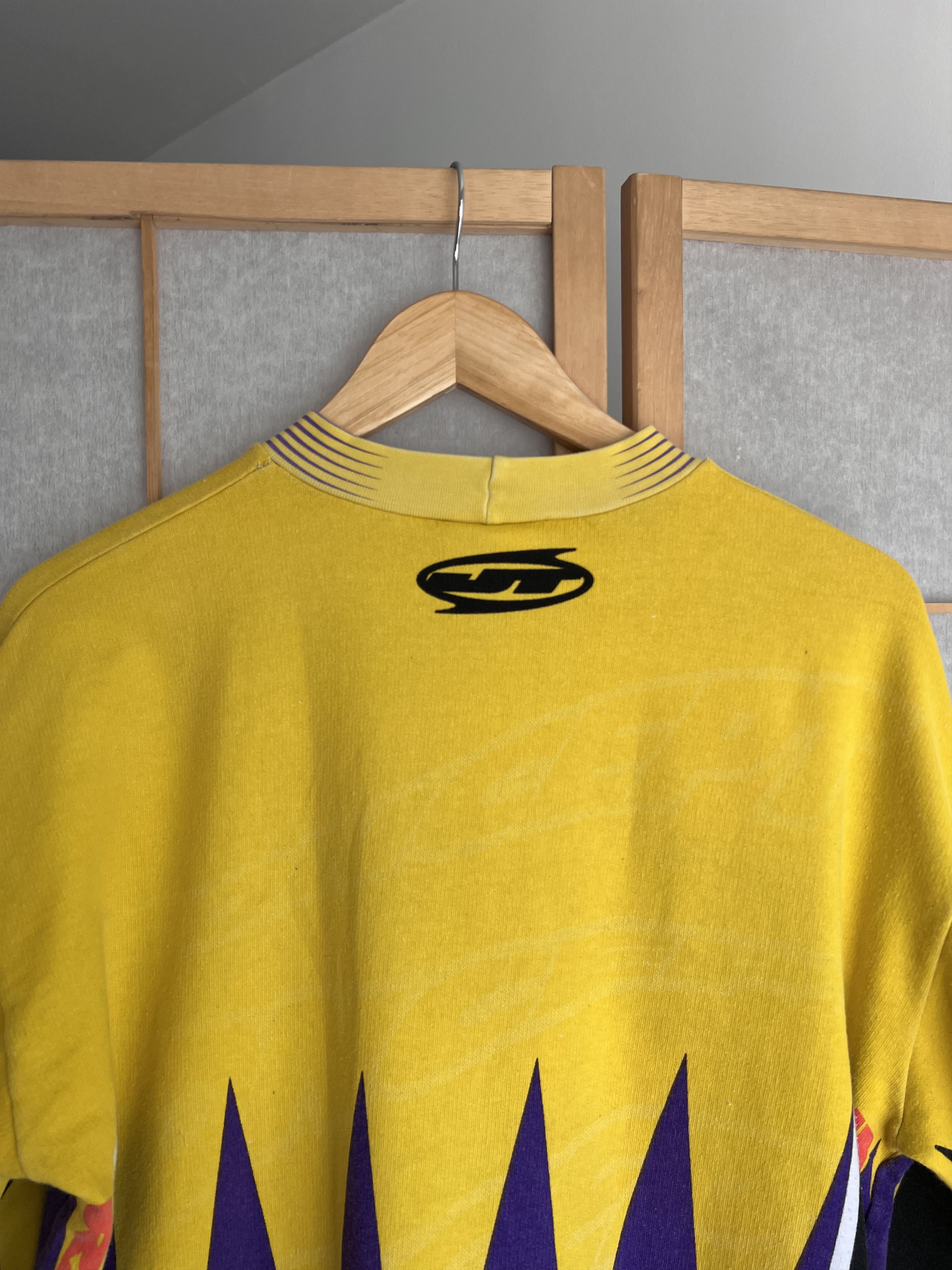 Vintage Rare JT Racing C4 vintage 90s sweatshirt jersey baggy boxy Size US L / EU 52-54 / 3 - 12 Thumbnail