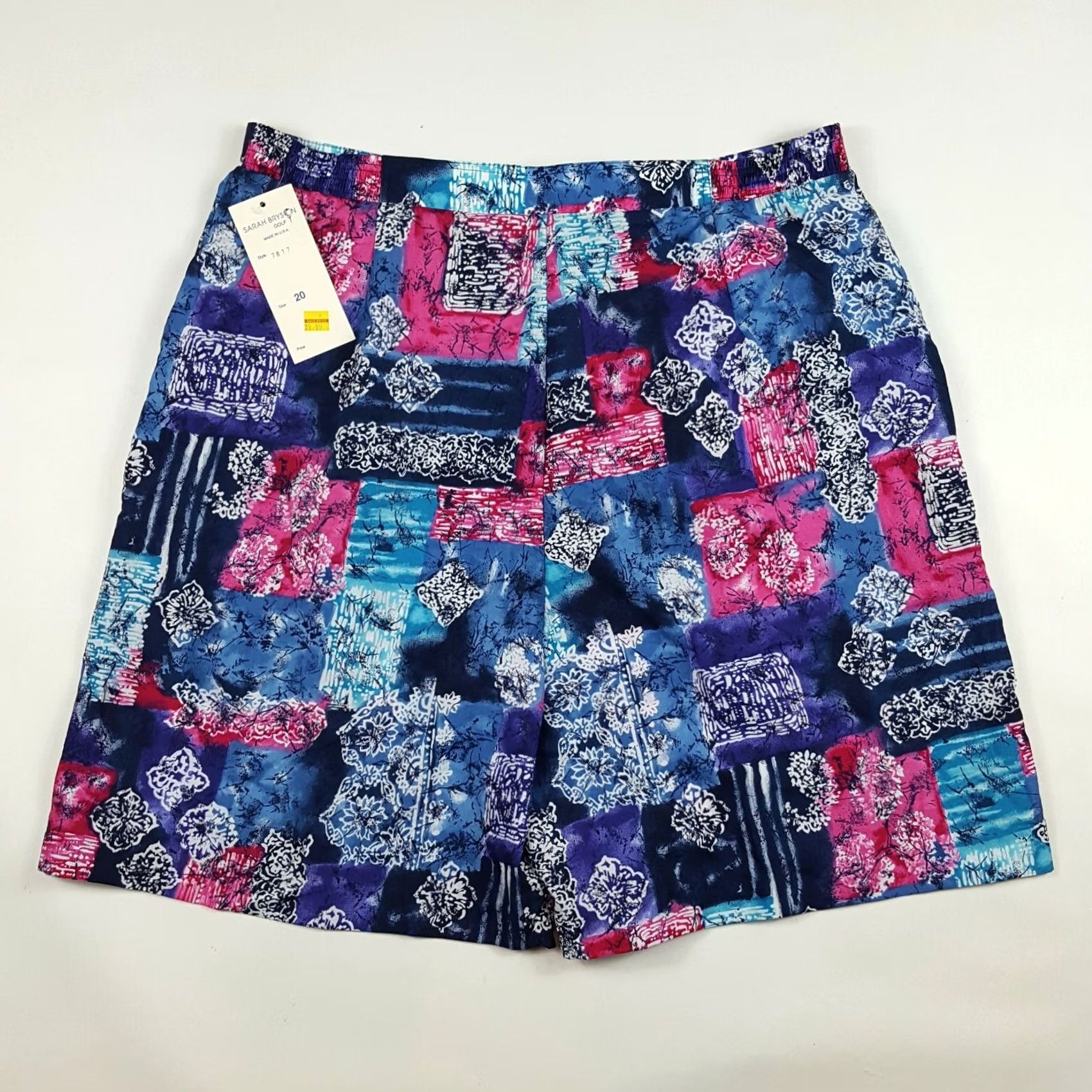 Vintage VINTAGE Flower Art Women's Size 20 Golf Tennis Outdoor Relaxed Pleated Shorts Size 27" / US 4 / IT 40 - 4 Thumbnail