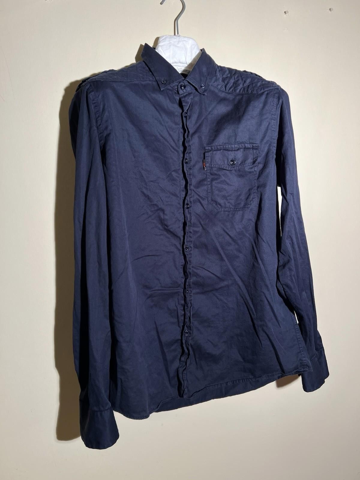 Gucci Pre-Owned Gucci Button Up Long Sleeve Shirt Cotton 41/16 Size US M / EU 48-50 / 2 - 3 Thumbnail