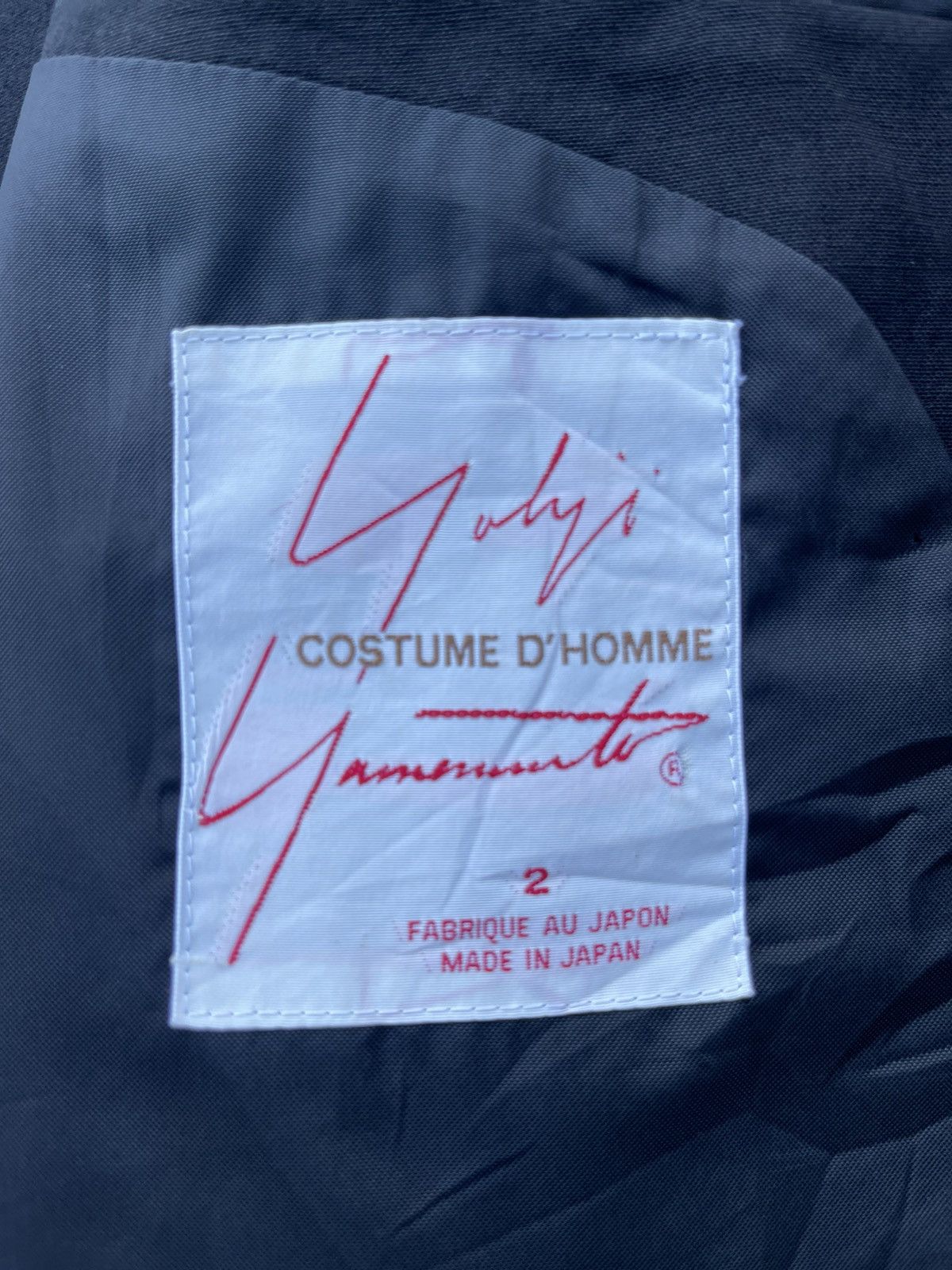 RARE🔥🔥 YOHJI YAMAMOTO SIGN SUIT JACKET