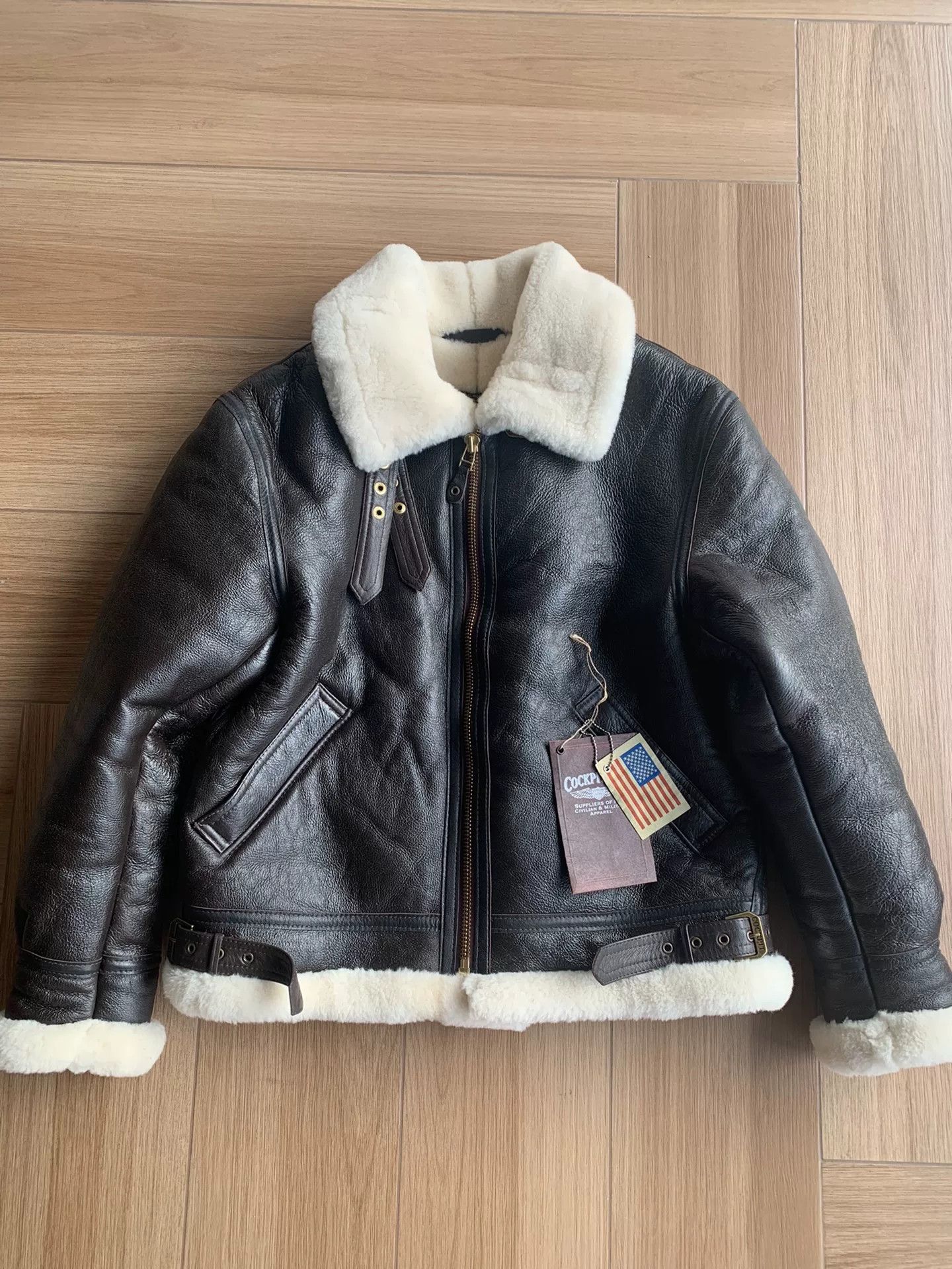Cockpit USA Cockpit USA 1934 B3 Bomber Leather Jacket Size US XS / EU 42 / 0 - 1 Thumbnail
