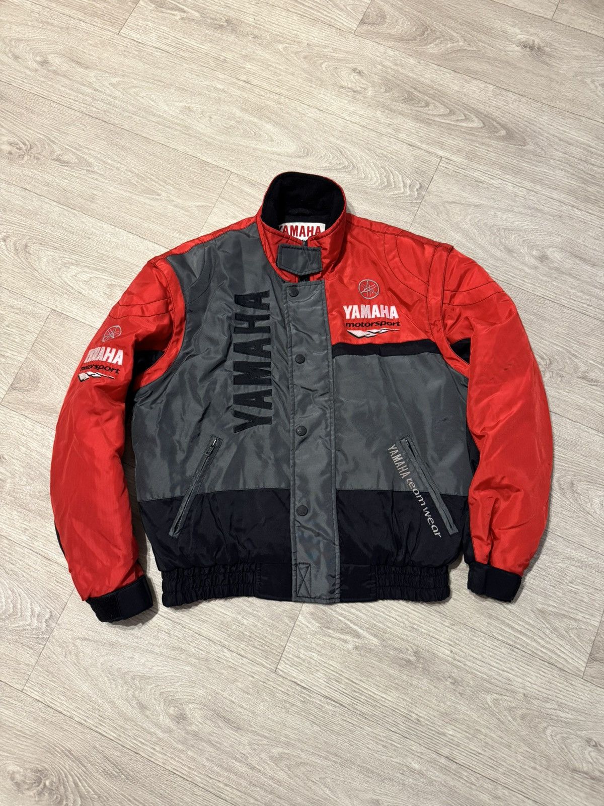 Yamaha 🔷Vintage Yamaha Racing Zip Moto Jacket 90s🔷 Size US L / EU 52-54 / 3 - 1 Thumbnail