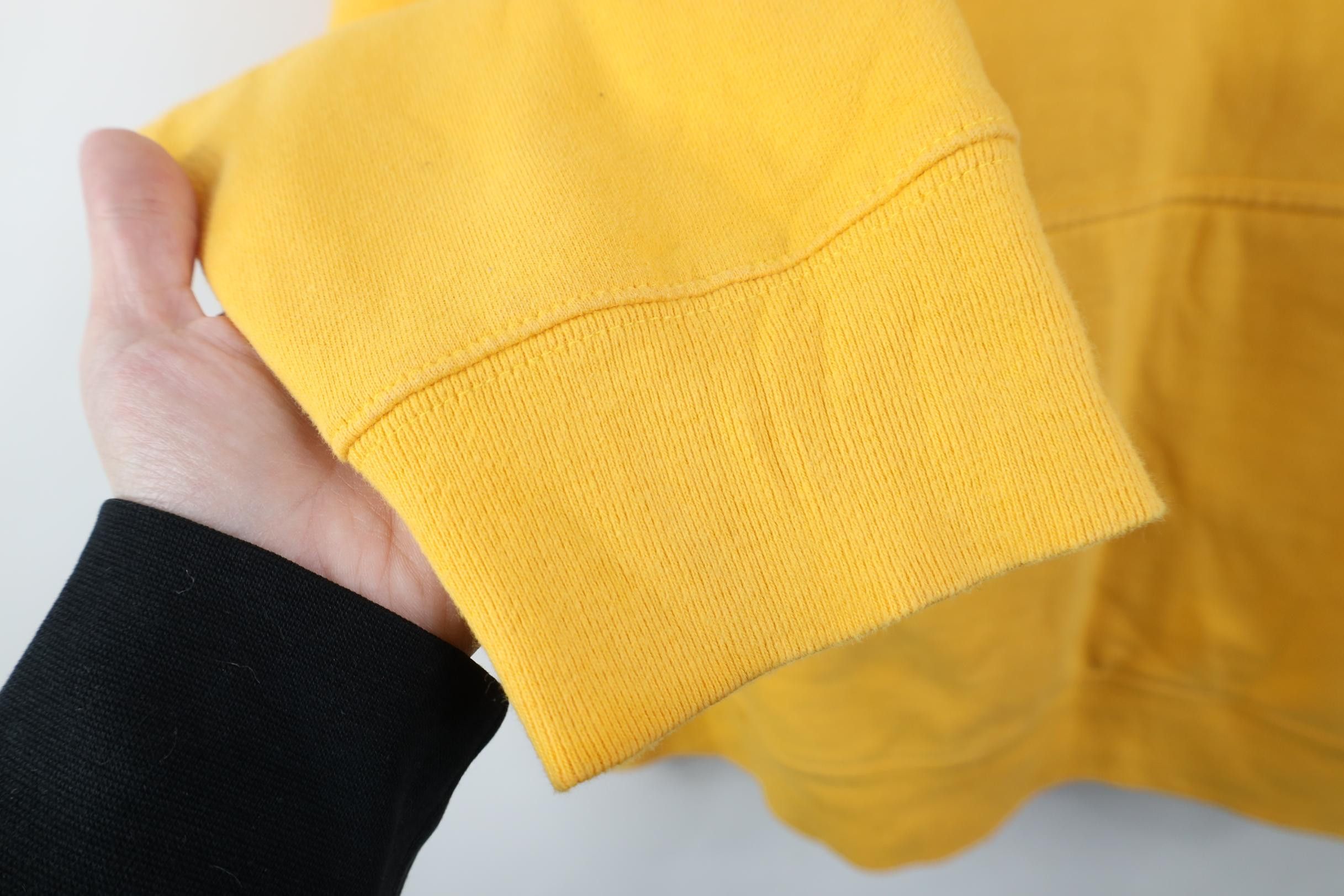 The North Face Vintage Y2K The North Face Big Logo Hoodie Sweatshirt Yellow Size US XL / EU 56 / 4 - 12 Thumbnail