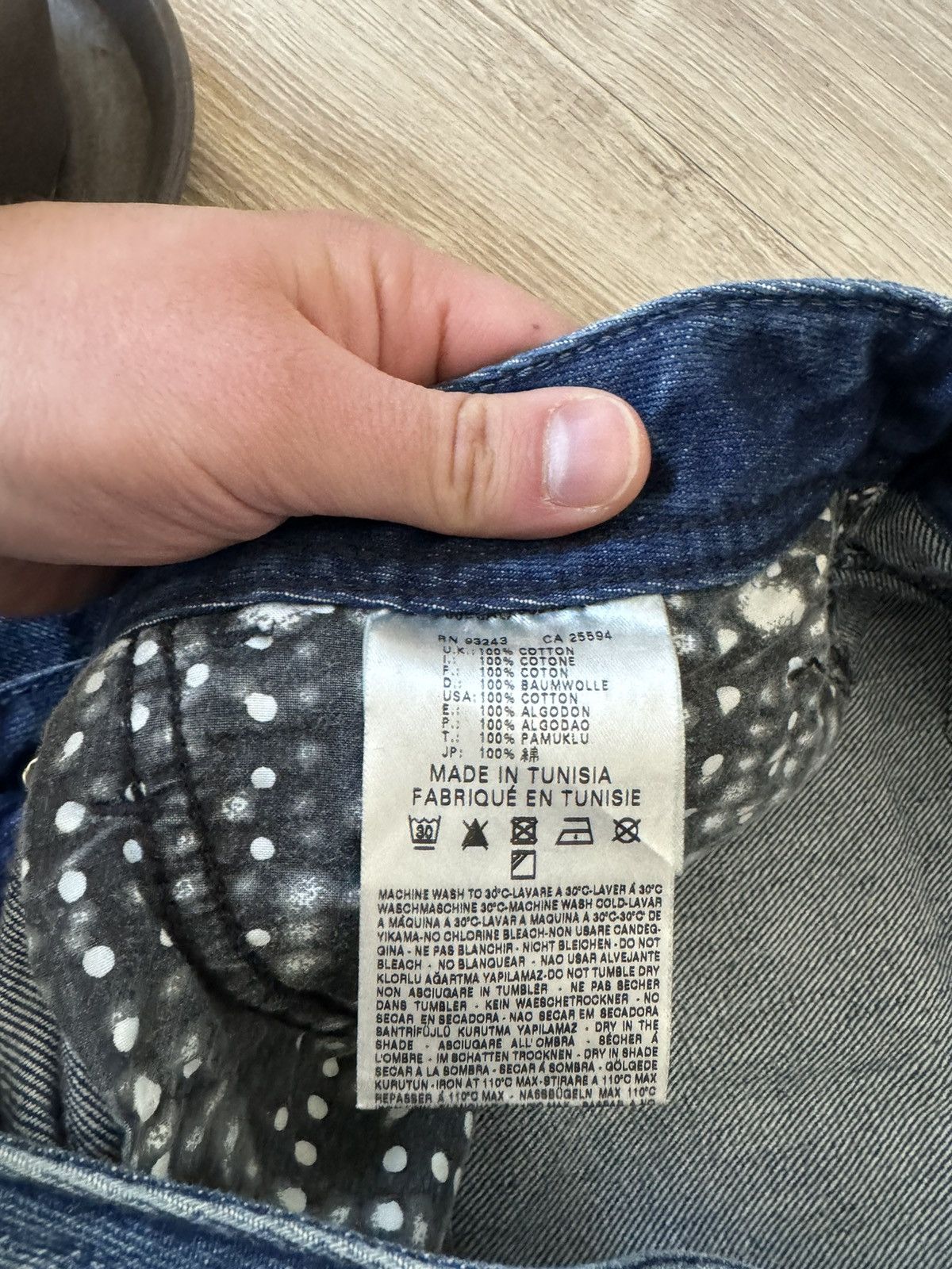 Diesel Vintage Y2K Diesel Japanese Style Wash Denim Mini Skirt Size 29" - 7 Thumbnail