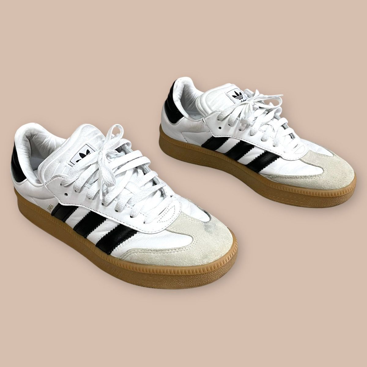 Adidas Adidas Samba XLG 'White Black Gum' Size US 9.5 / EU 42-43 - 7 Thumbnail
