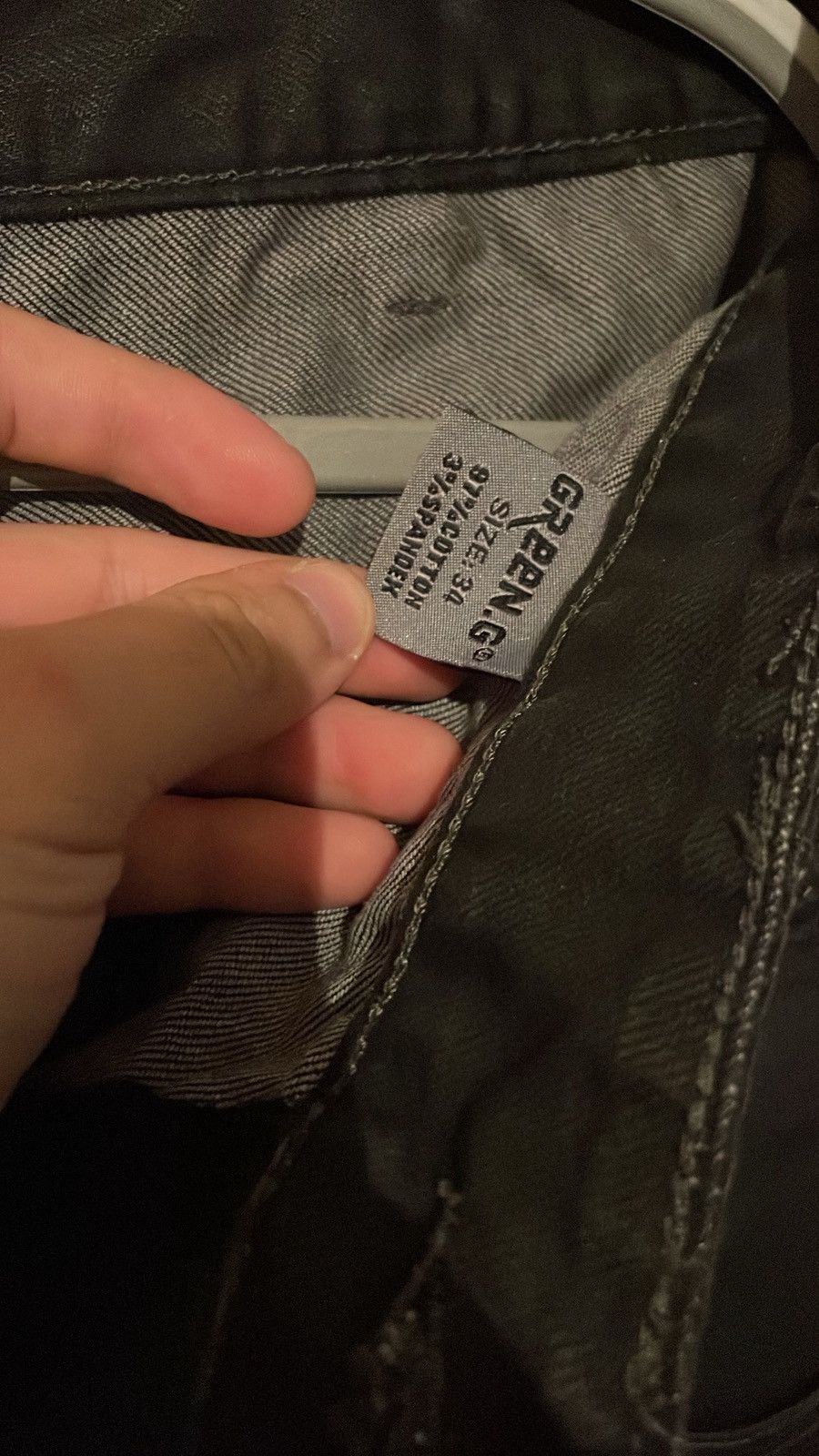 Vintage Green G jeans double waist y2k denim Size US 34 / EU 50 - 5 Thumbnail