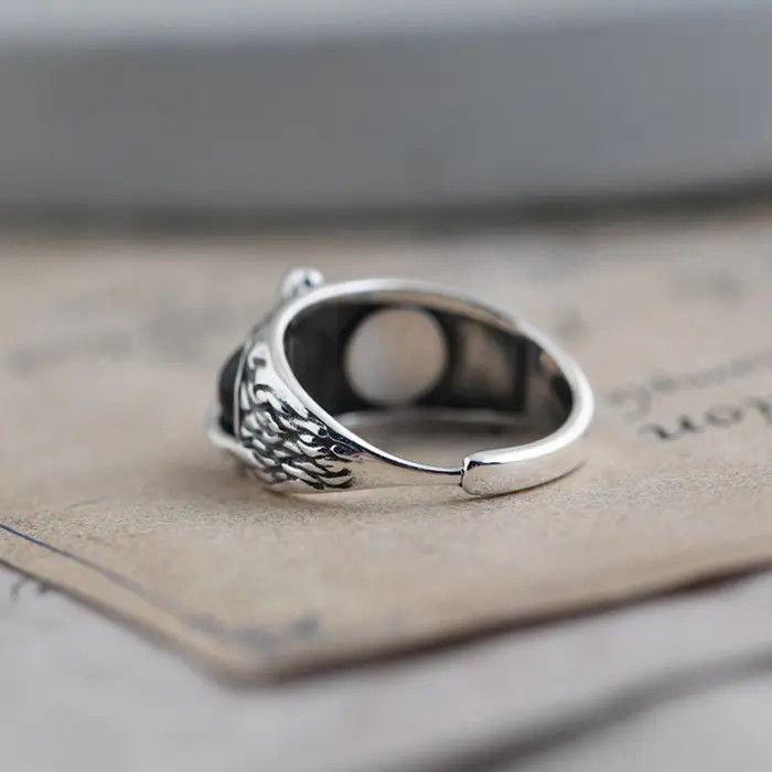 Jewelry Owl Eye Adjustable Ring Size ONE SIZE - 4 Thumbnail