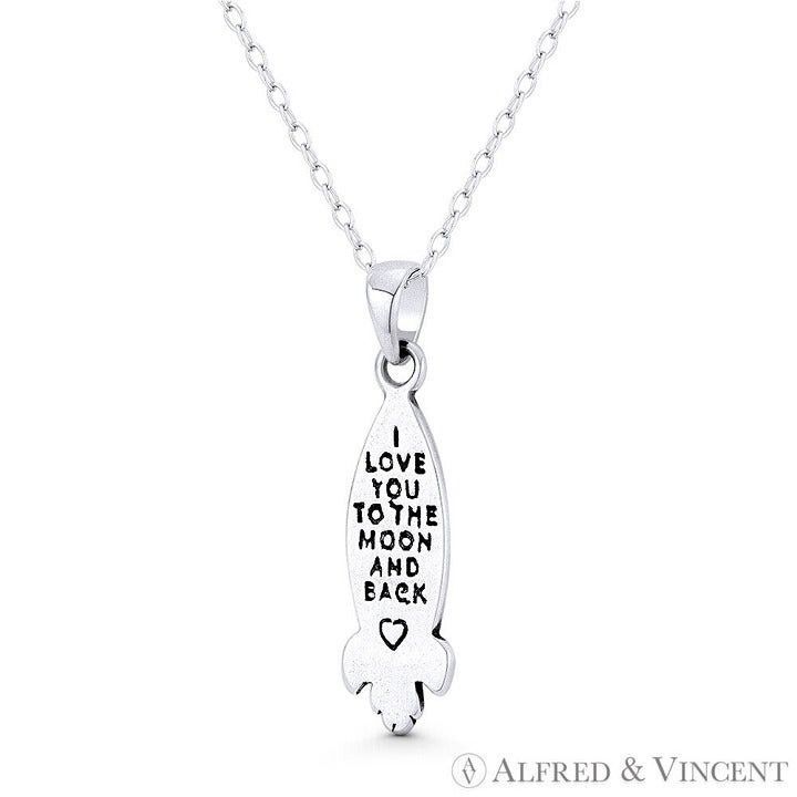 Other Rocketship "I Love You To The Moon & Back" Pendant Size ONE SIZE - 1 Preview