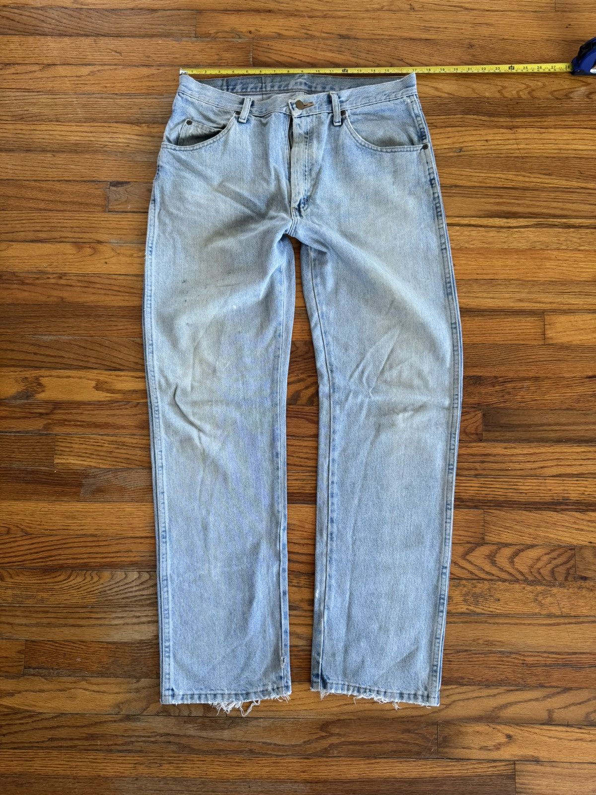 Vintage × Wrangler Vintage Wrangler Light-Wash Denim Jeans Size US 34 / EU 50 - 1 Thumbnail