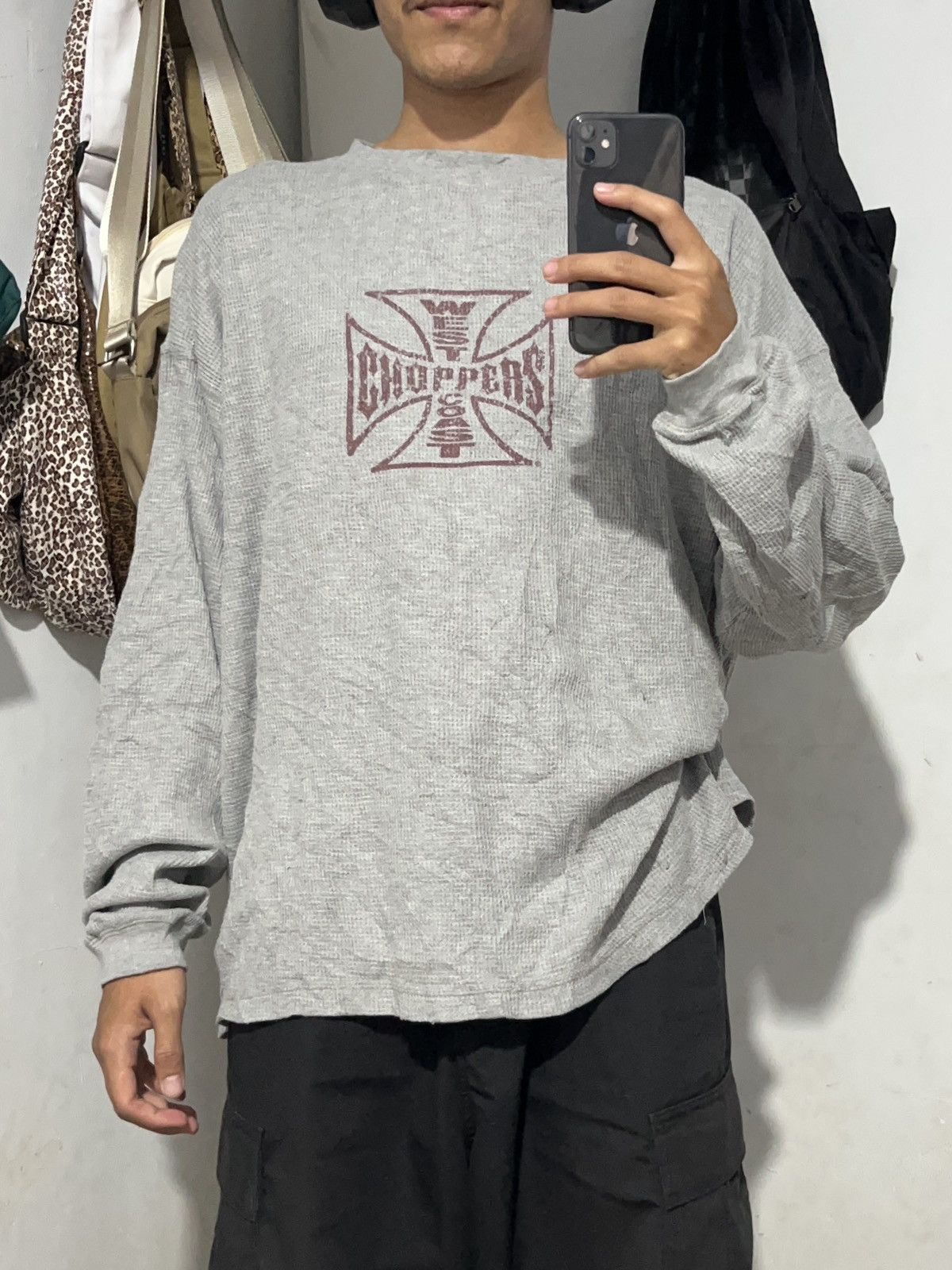 West Coast Choppers RARE WEST COAST CHOPPERS THERMAL OVERSIZED Size US XL / EU 56 / 4 - 3 Thumbnail