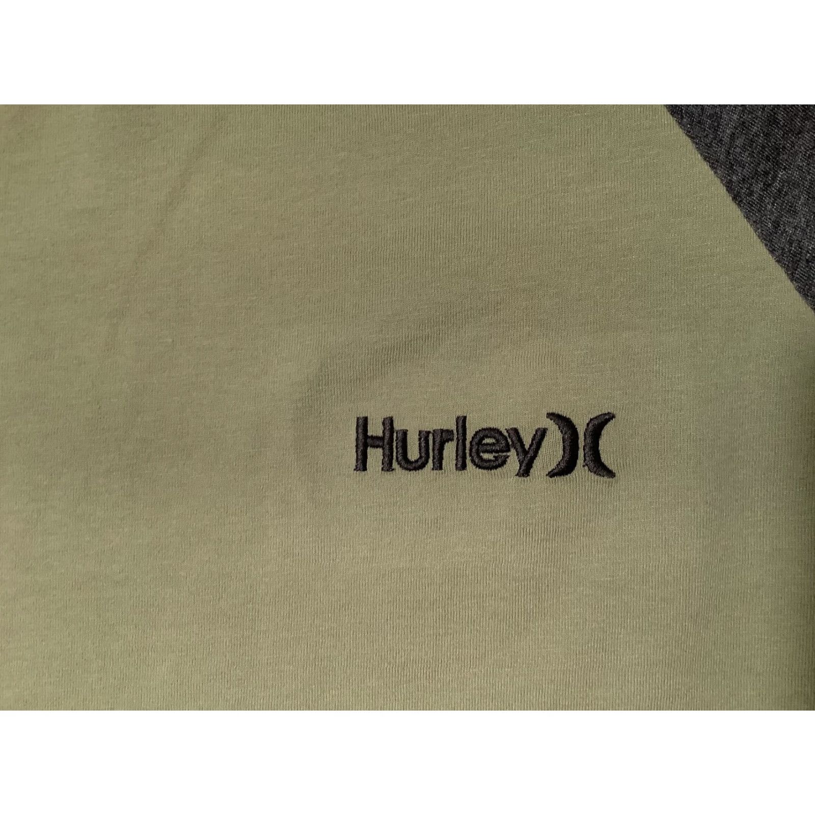 Hurley Hurley Shirt Mens Large Green Gray Long Sleeve Raglan Tee Casual 1432134 Size US L / EU 52-54 / 3 - 2 Thumbnail