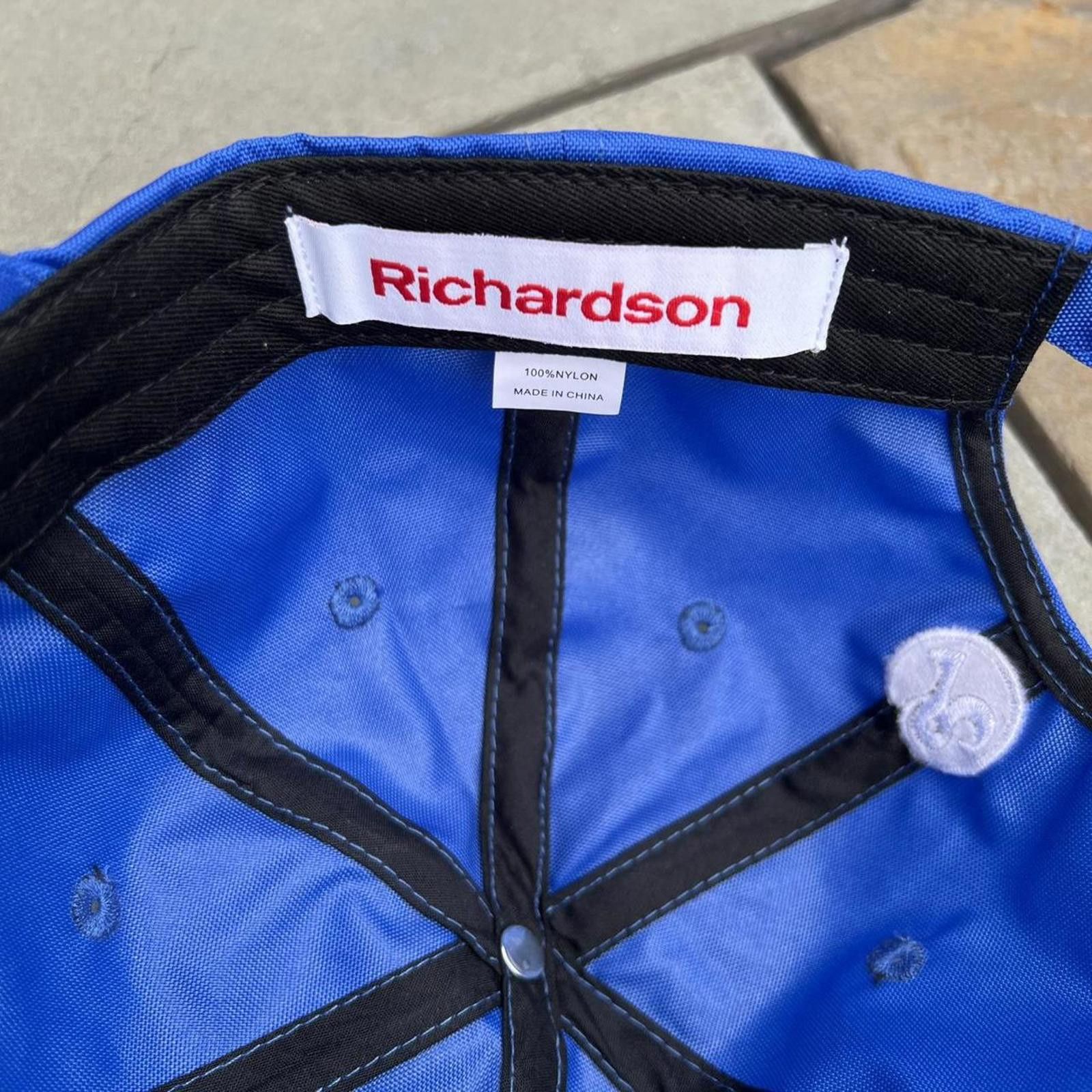 Richardson NWT Richardson NYC Blue Nylon 5 Panel Strapback Hat Size ONE SIZE - 5 Thumbnail